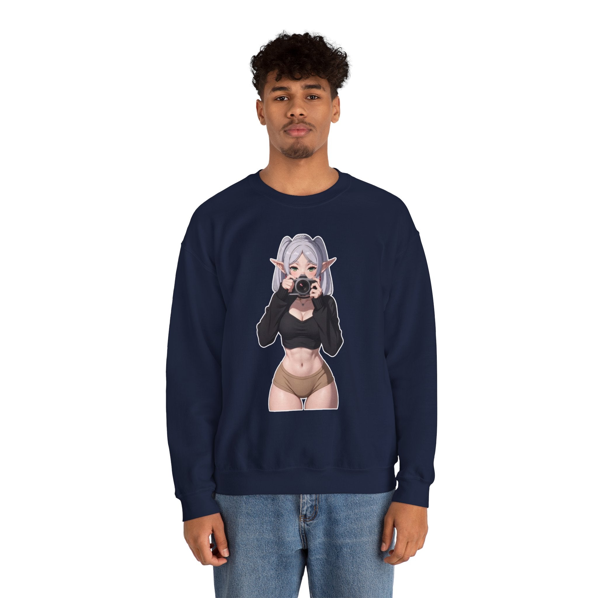 Frieren Cute Unisex Heavy Blend™ Crewneck Sweatshirt