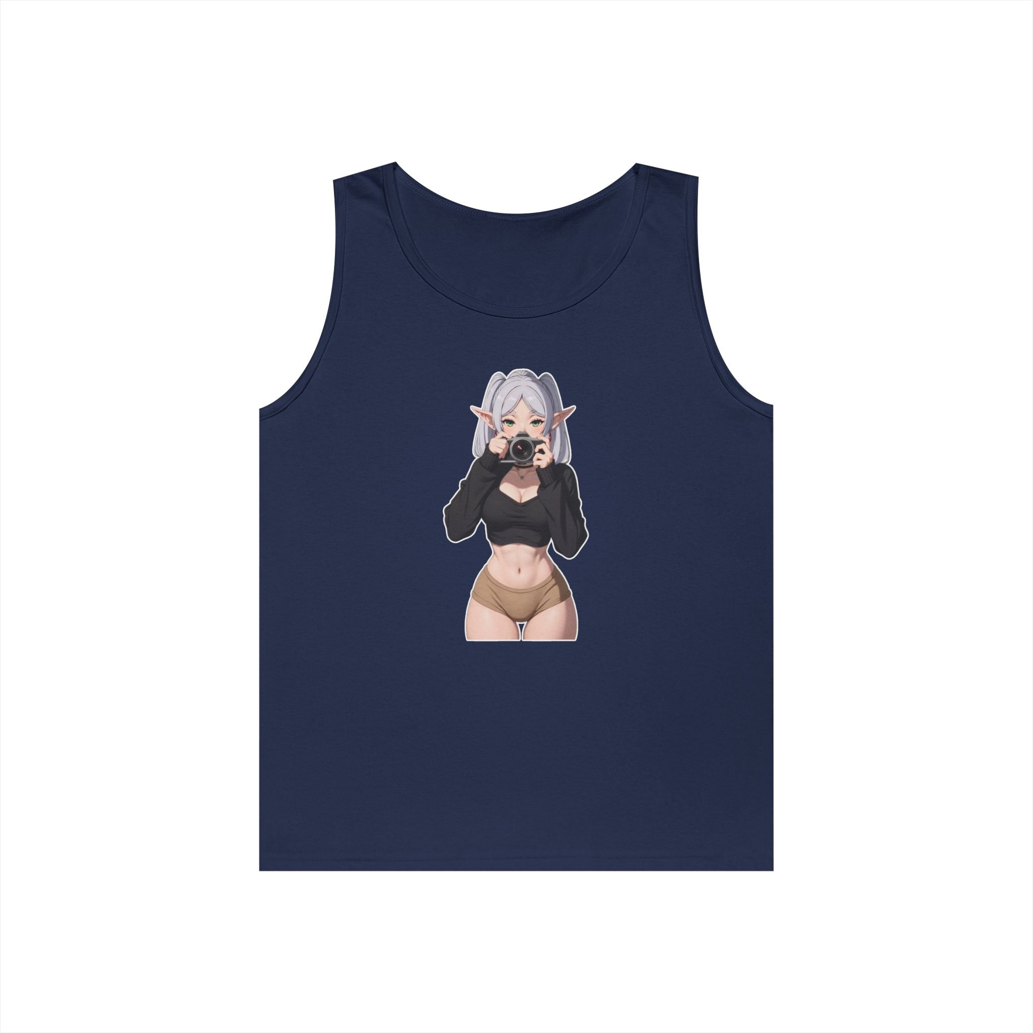 Frieren Cute Heavy Cotton Tank Top