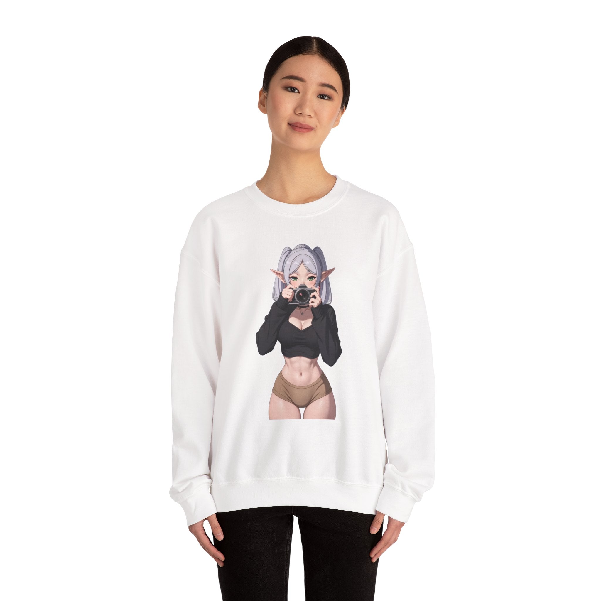 Frieren Cute Unisex Heavy Blend™ Crewneck Sweatshirt