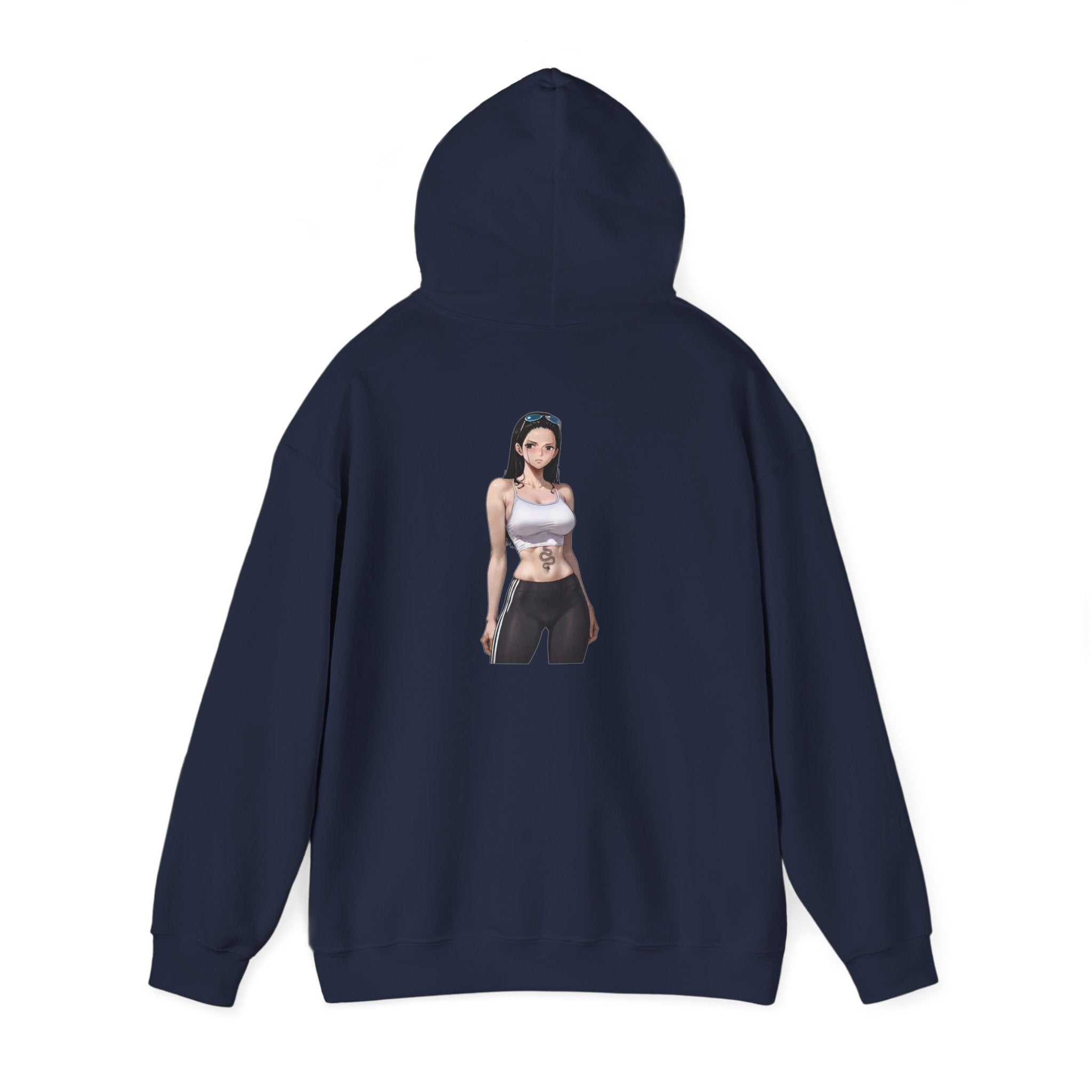 Nico Robin Sporty Snake Tattoo Anime Unisex Heavy Blend™ Hooded Sweatshirt