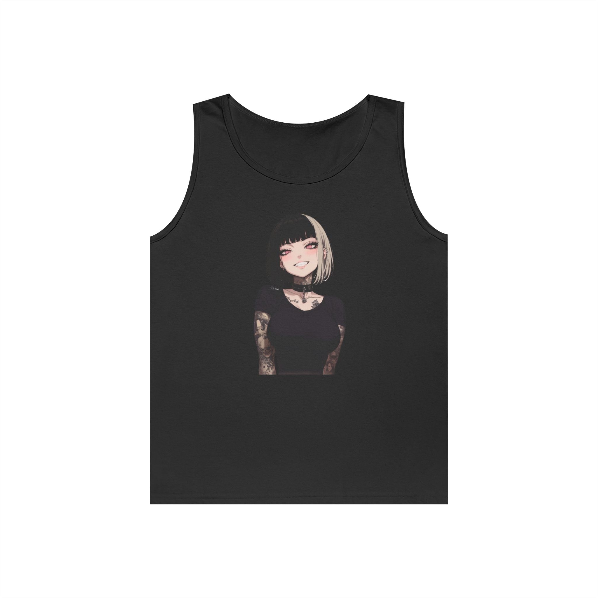 Himiko Toga Gothic Tattooed Style Heavy Cotton Tank Top
