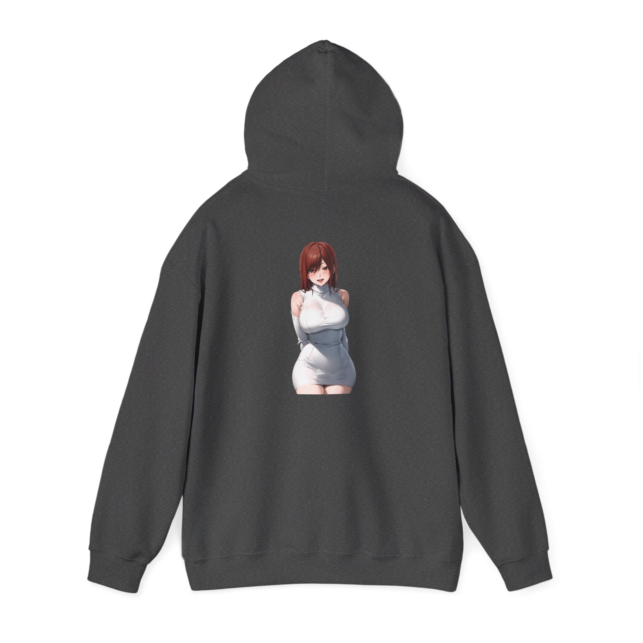 Ezra Scarlet Charming White Dress Anime Unisex Heavy Blend™ Hooded Sweatshirt