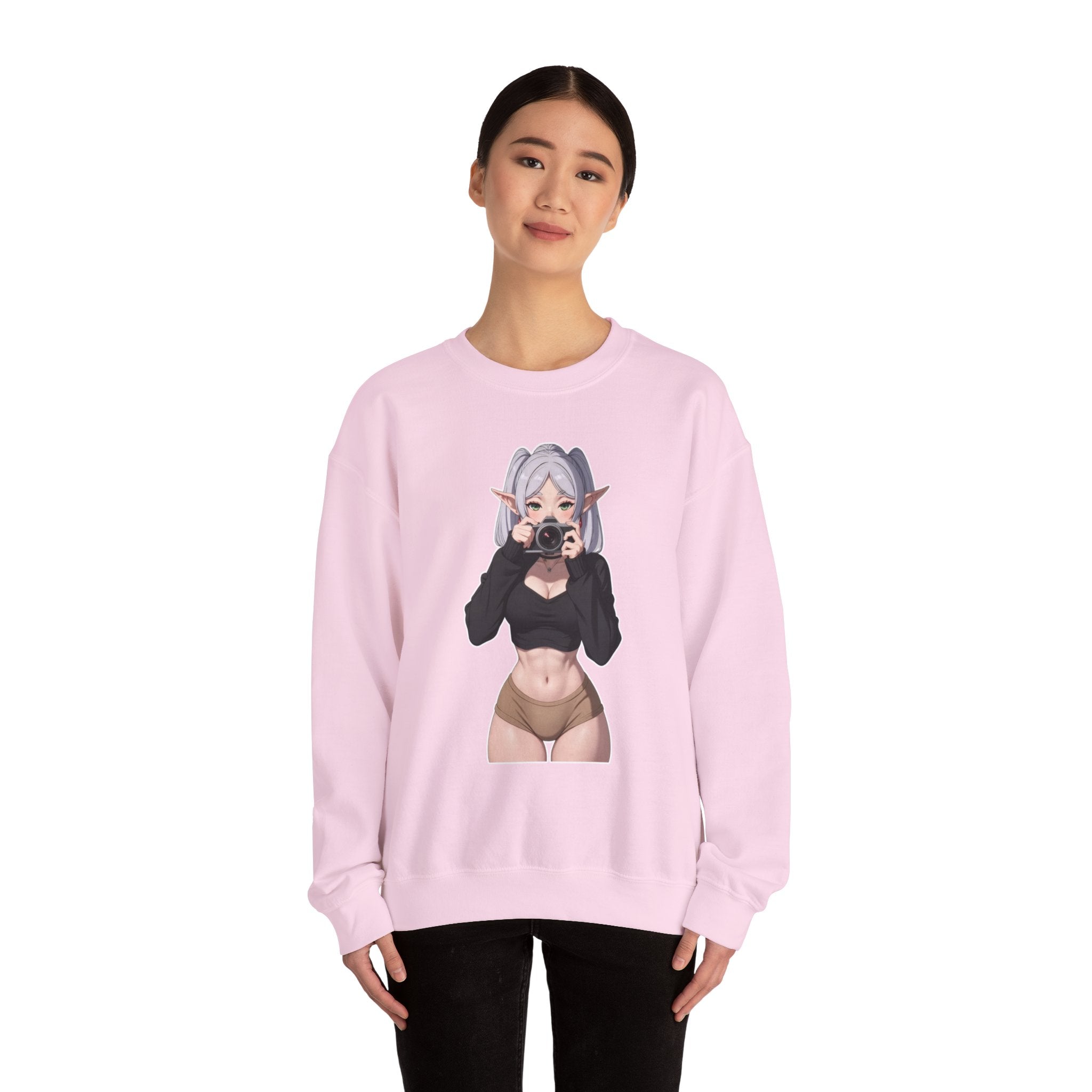 Frieren Cute Unisex Heavy Blend™ Crewneck Sweatshirt