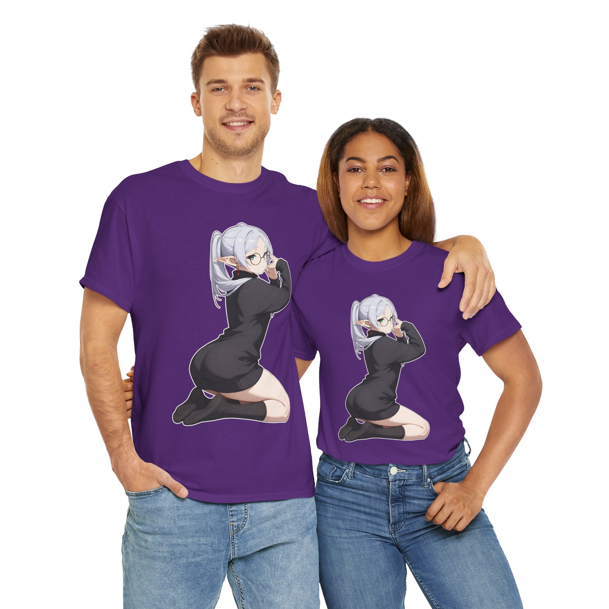 Cute Frieren Unisex Heavy Cotton Tee