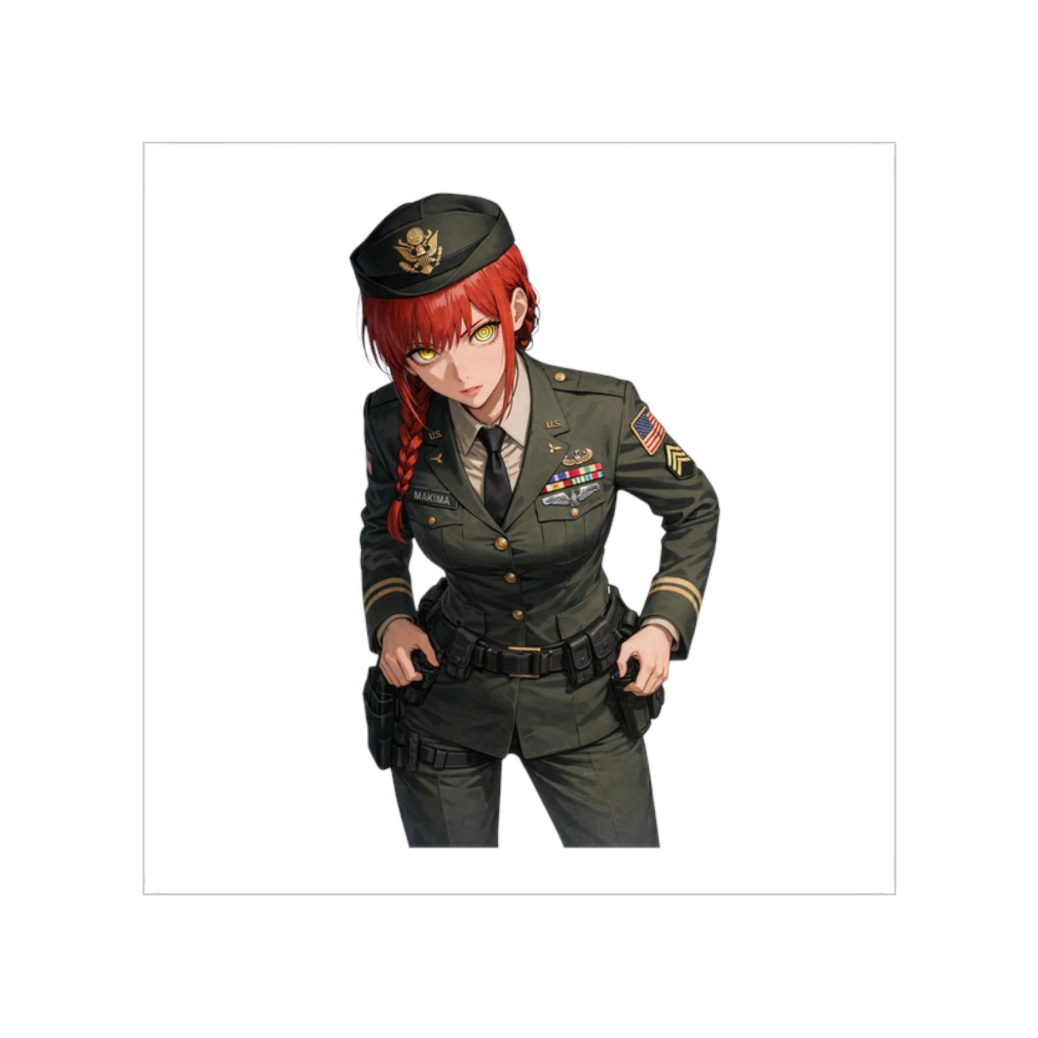 Maikama Officer Tactical  Waifu Sticker