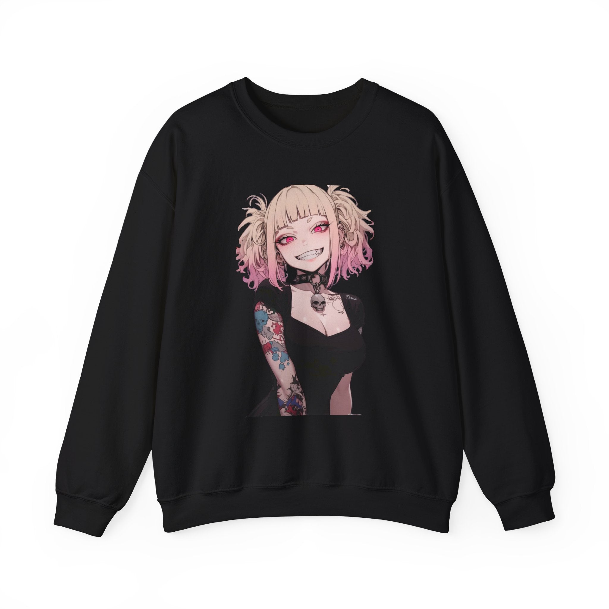 Gothic Himiko Toga Tattooed Crazy Unisex Heavy Blend™ Crewneck Sweatshirt