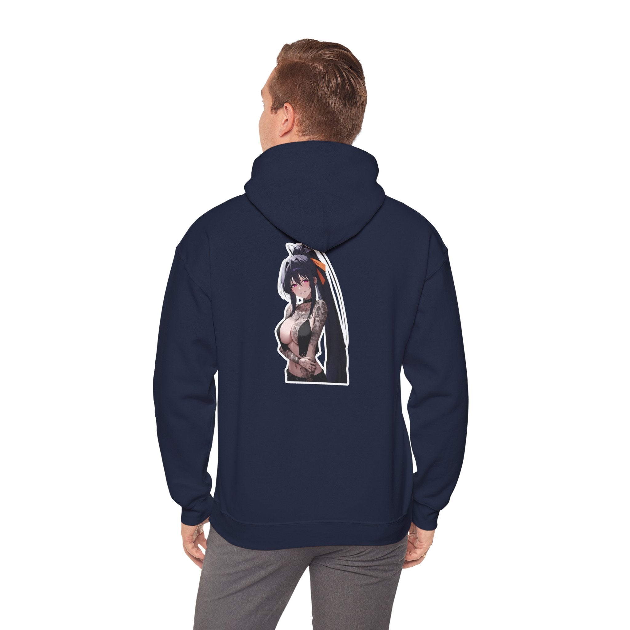 Akeno Himejima Gothic Tattooed Unisex Heavy Blend™ Hooded Sweatshirt
