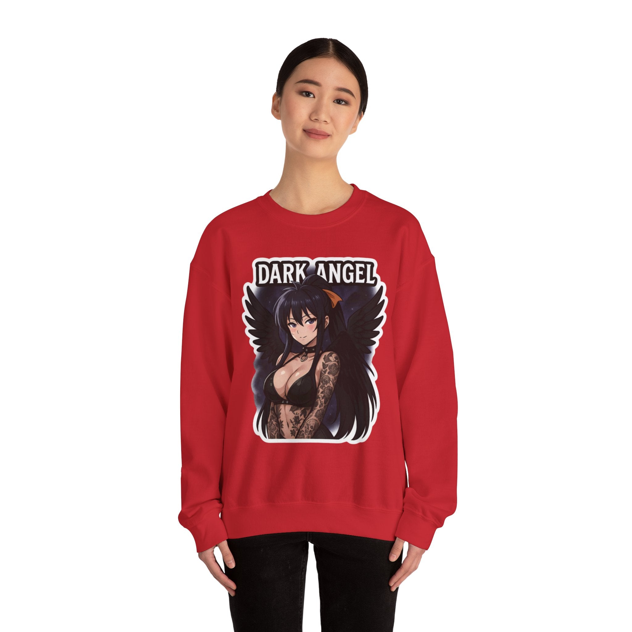 Akeno Himejima Dark Angel Unisex Heavy Blend™ Crewneck Sweatshirt