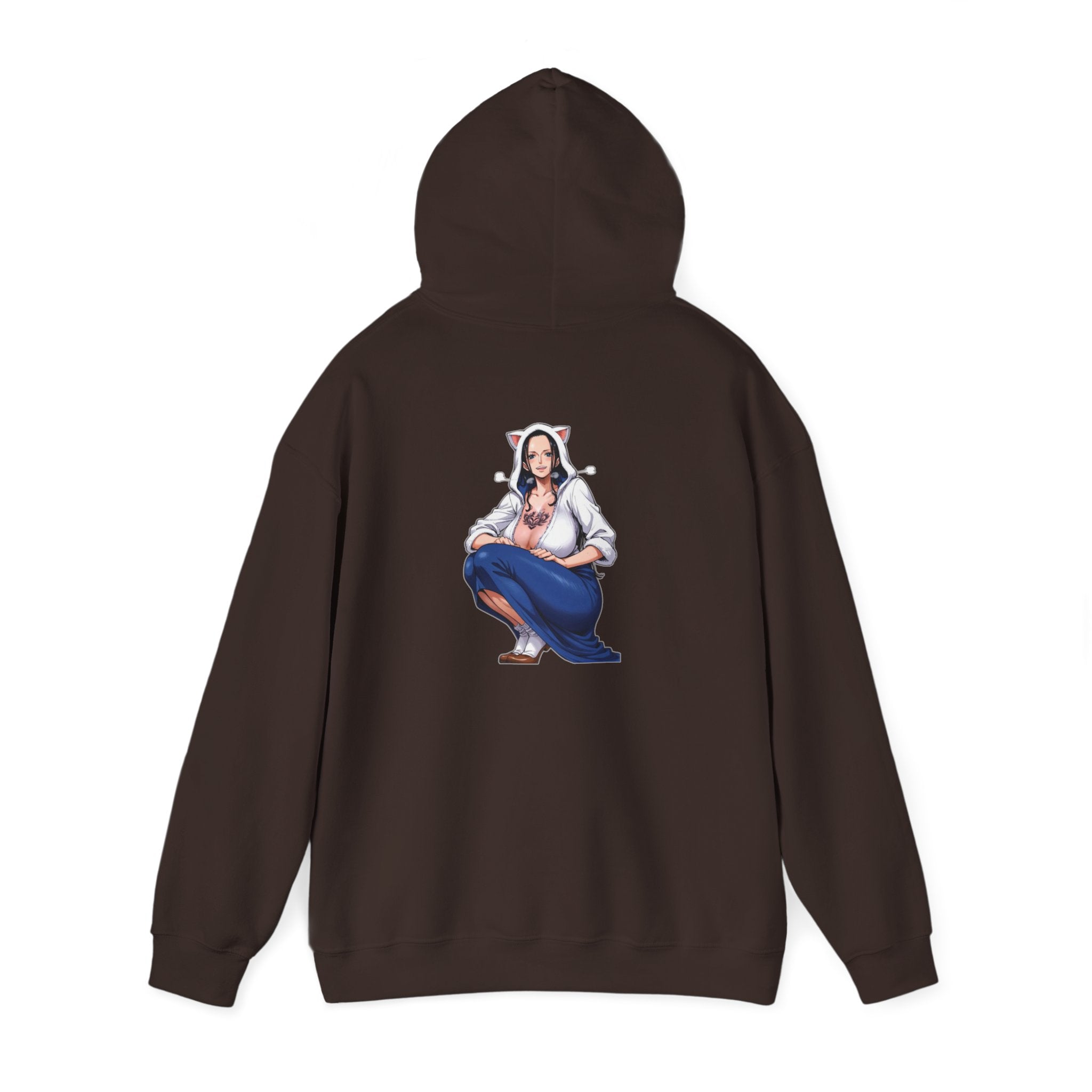 Nico Robin Catgirl Casual Anime Unisex Heavy Blend™ Hooded Sweatshirt