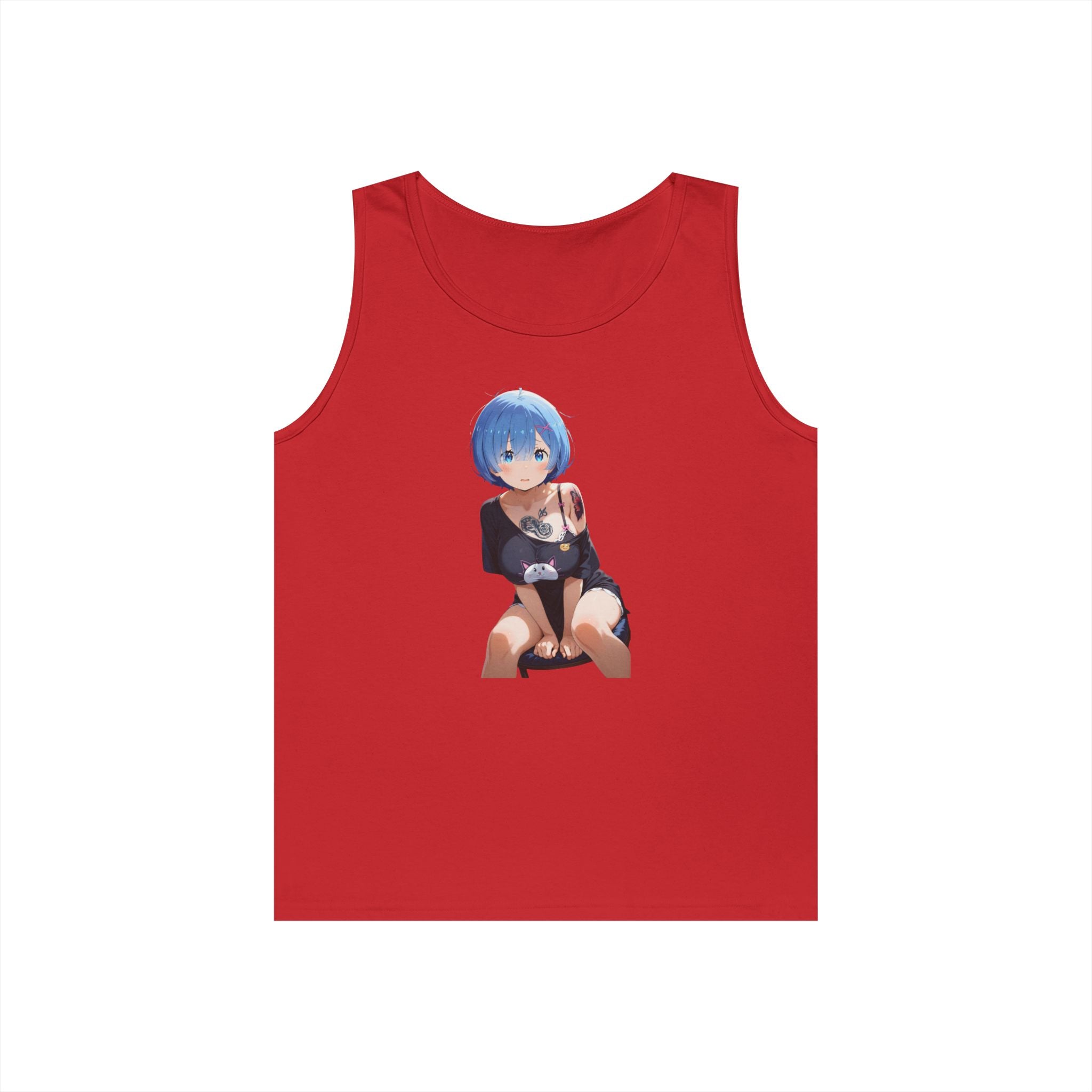 Sexy Rem Tattooed Heavy Cotton Tank Top