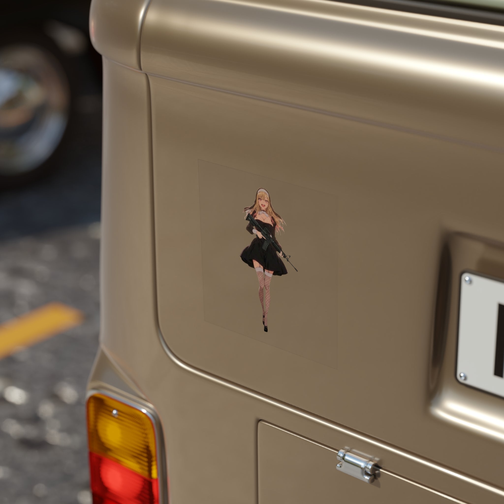 Kitagawa Marin Gun Tactical Waifu Sticker