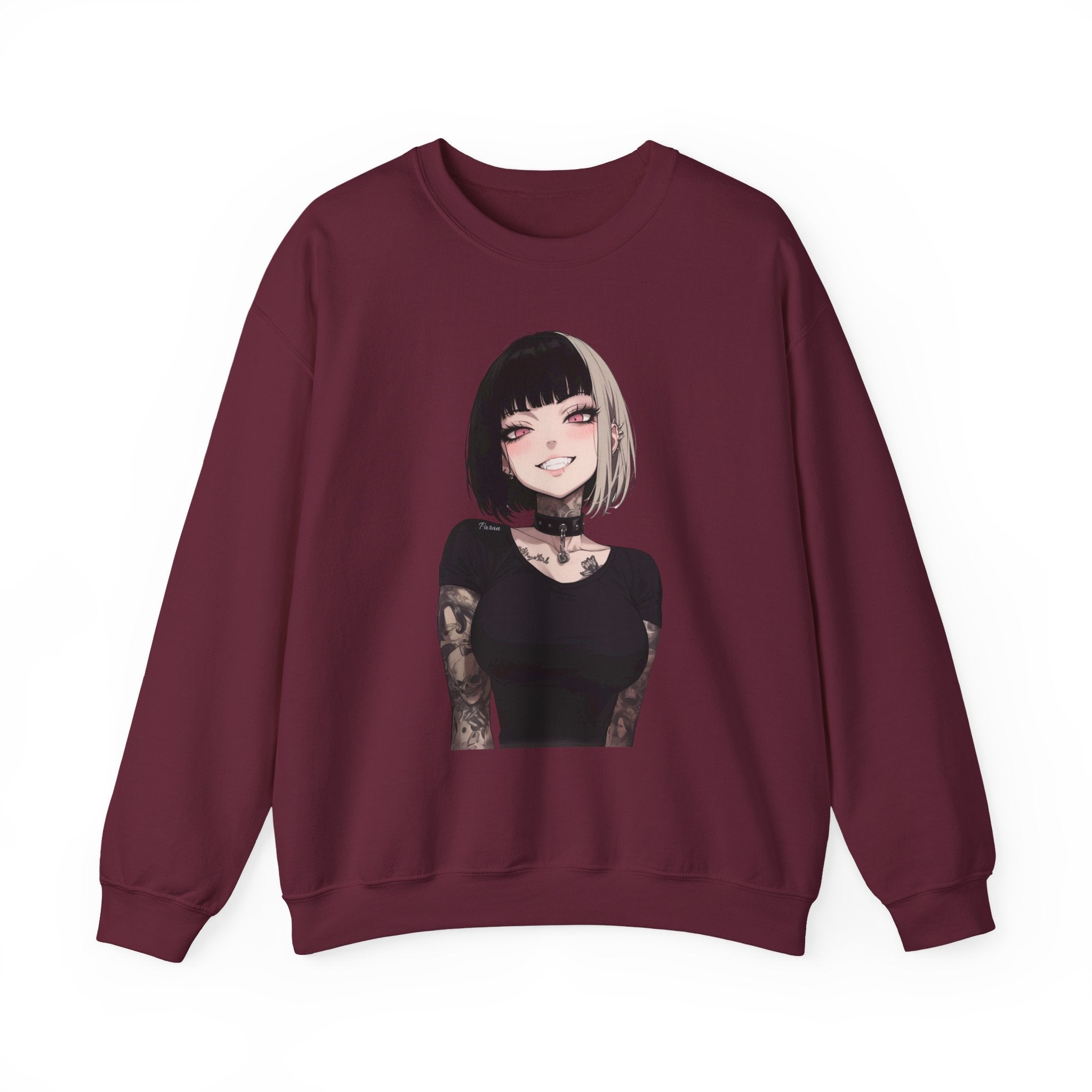 Himiko Toga Gothic Tattooed Style Unisex Heavy Blend™ Crewneck Sweatshirt