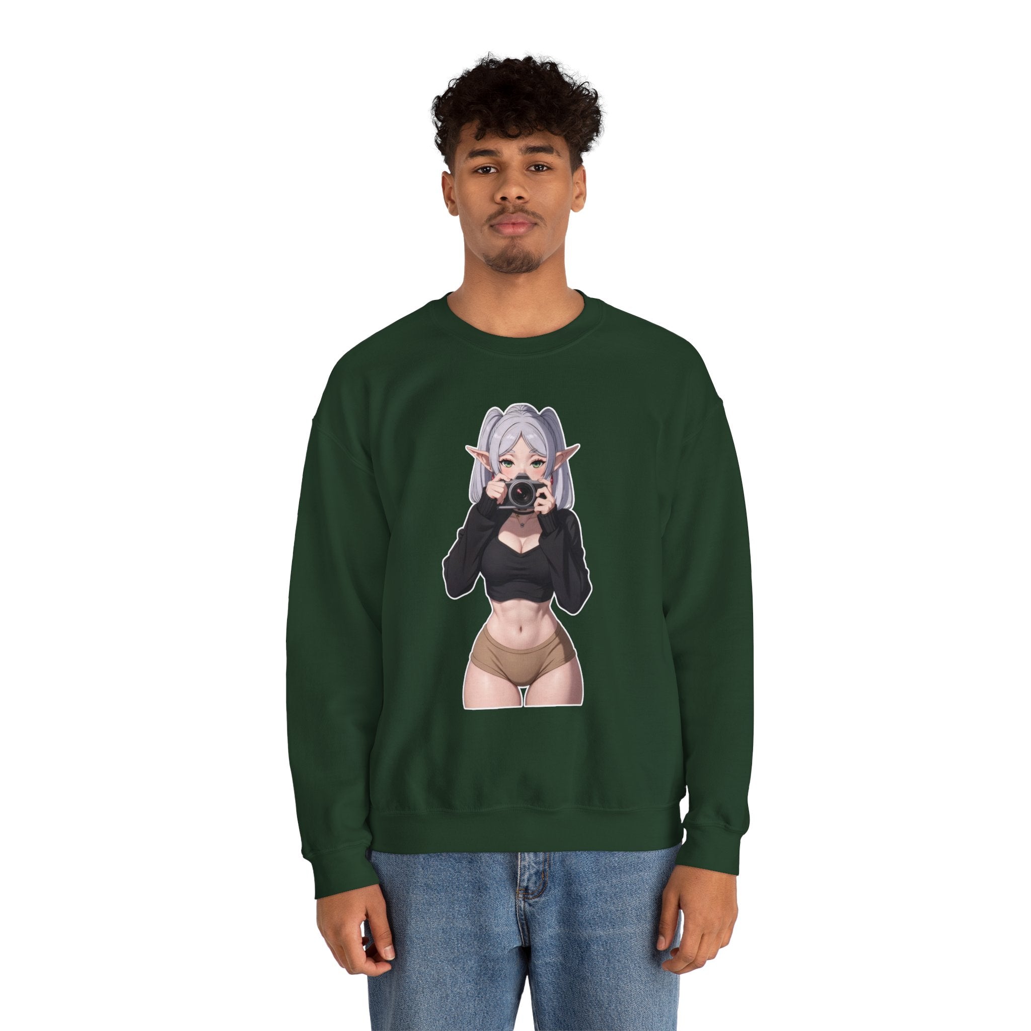 Frieren Cute Unisex Heavy Blend™ Crewneck Sweatshirt