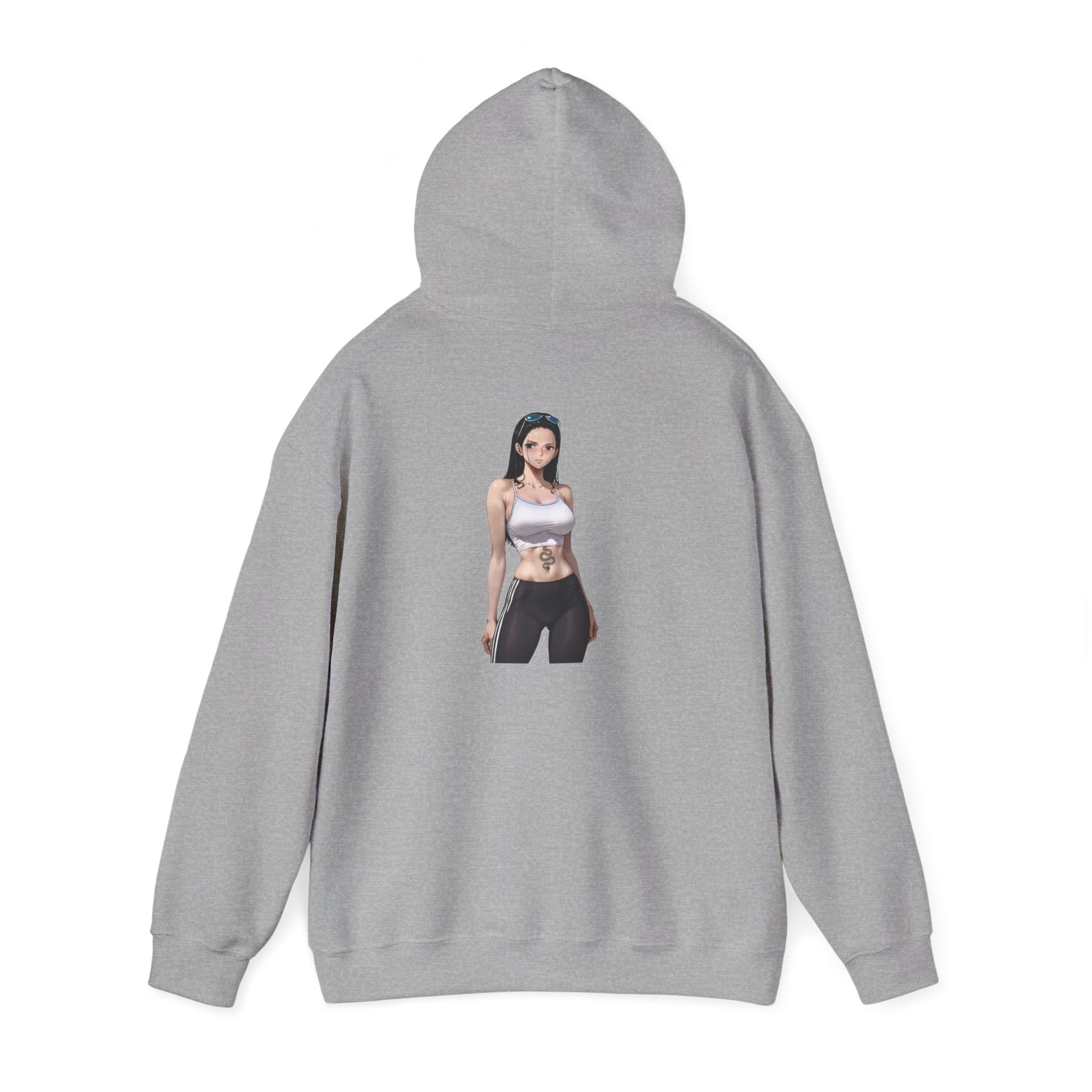 Nico Robin Sporty Snake Tattoo Anime Unisex Heavy Blend™ Hooded Sweatshirt
