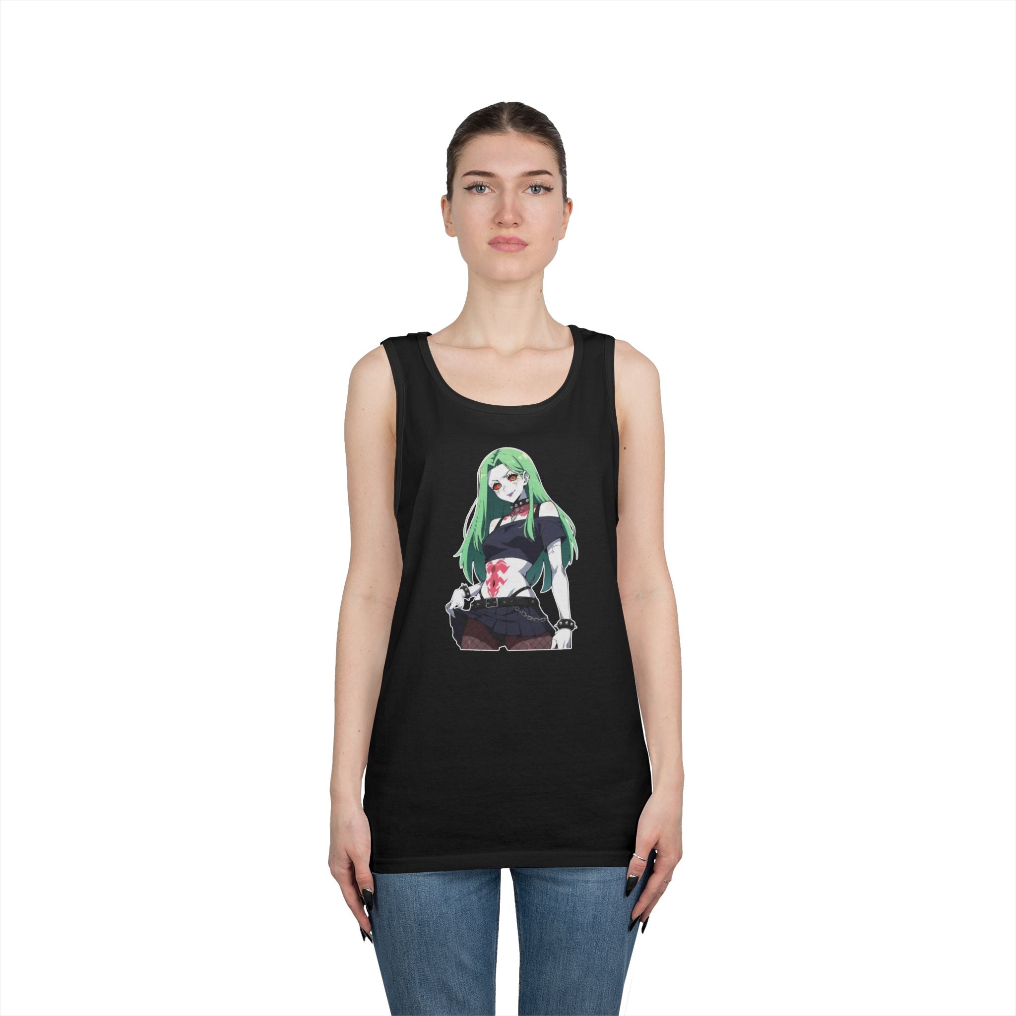 Rebecca Cyberpunk Futuristic Heavy Cotton Tank Top