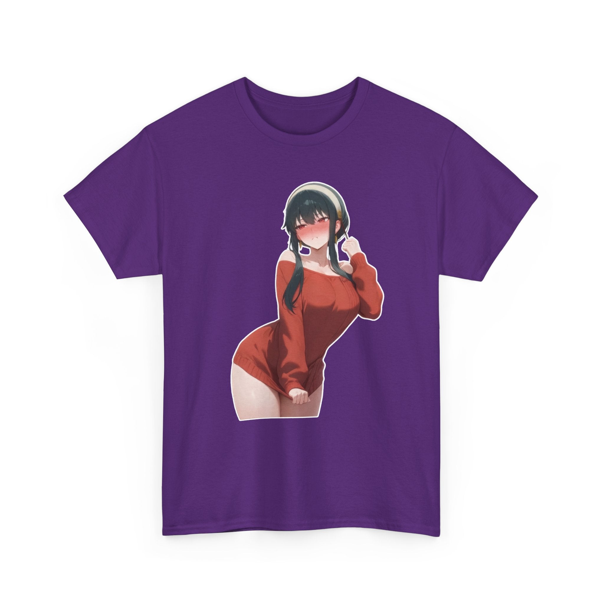 Yor Forger Blushing Waifu Unisex Heavy Cotton Tee