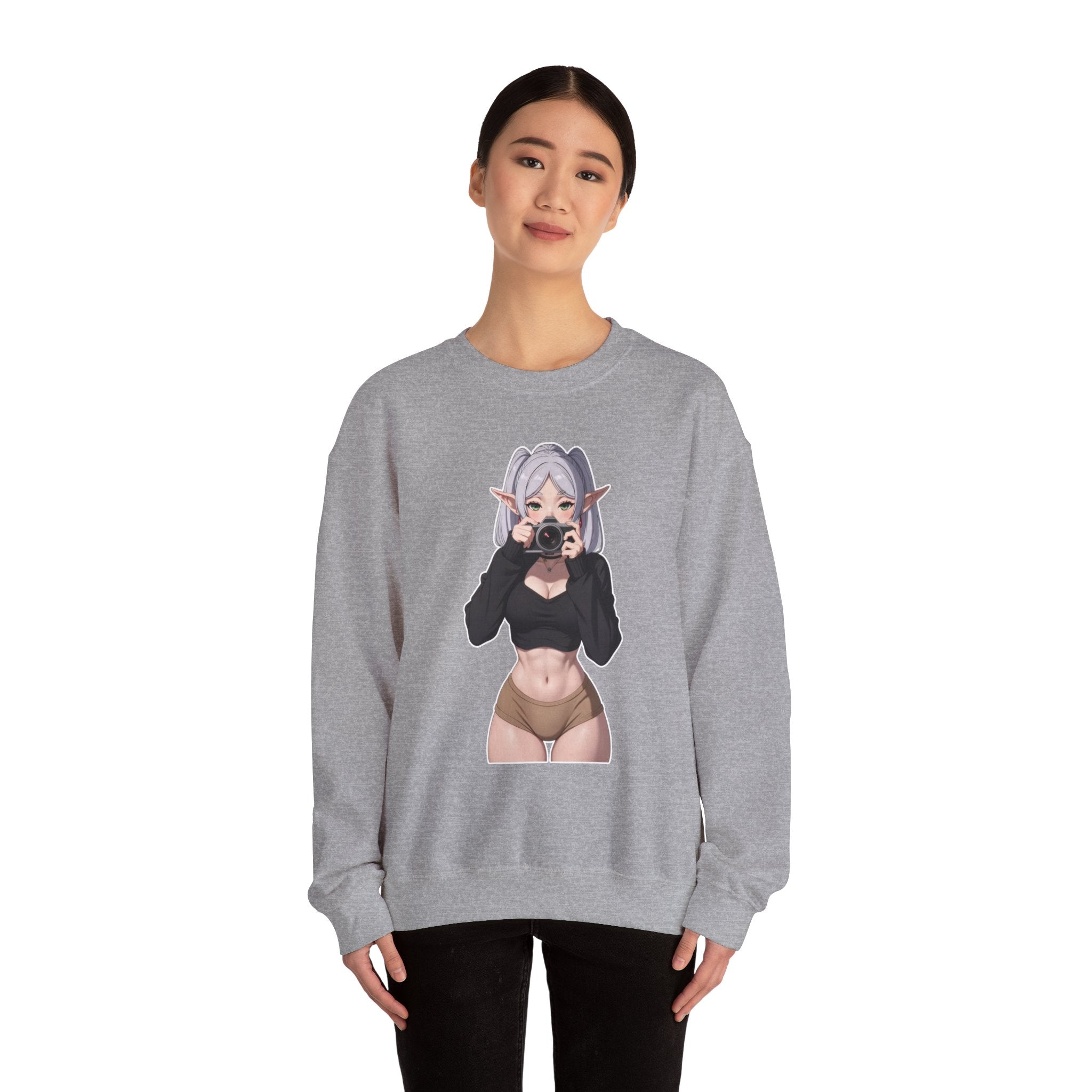 Frieren Cute Unisex Heavy Blend™ Crewneck Sweatshirt