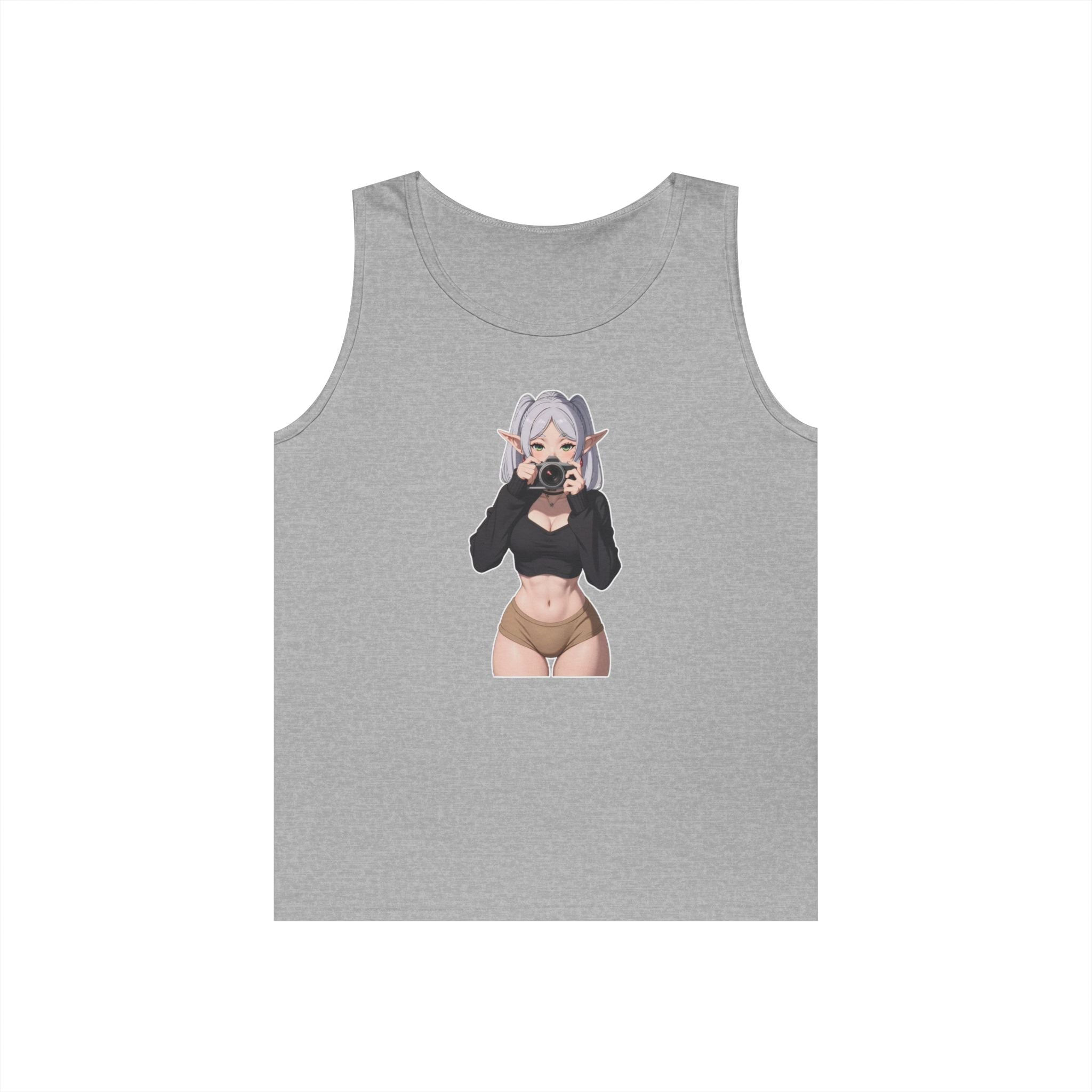 Frieren Cute Heavy Cotton Tank Top