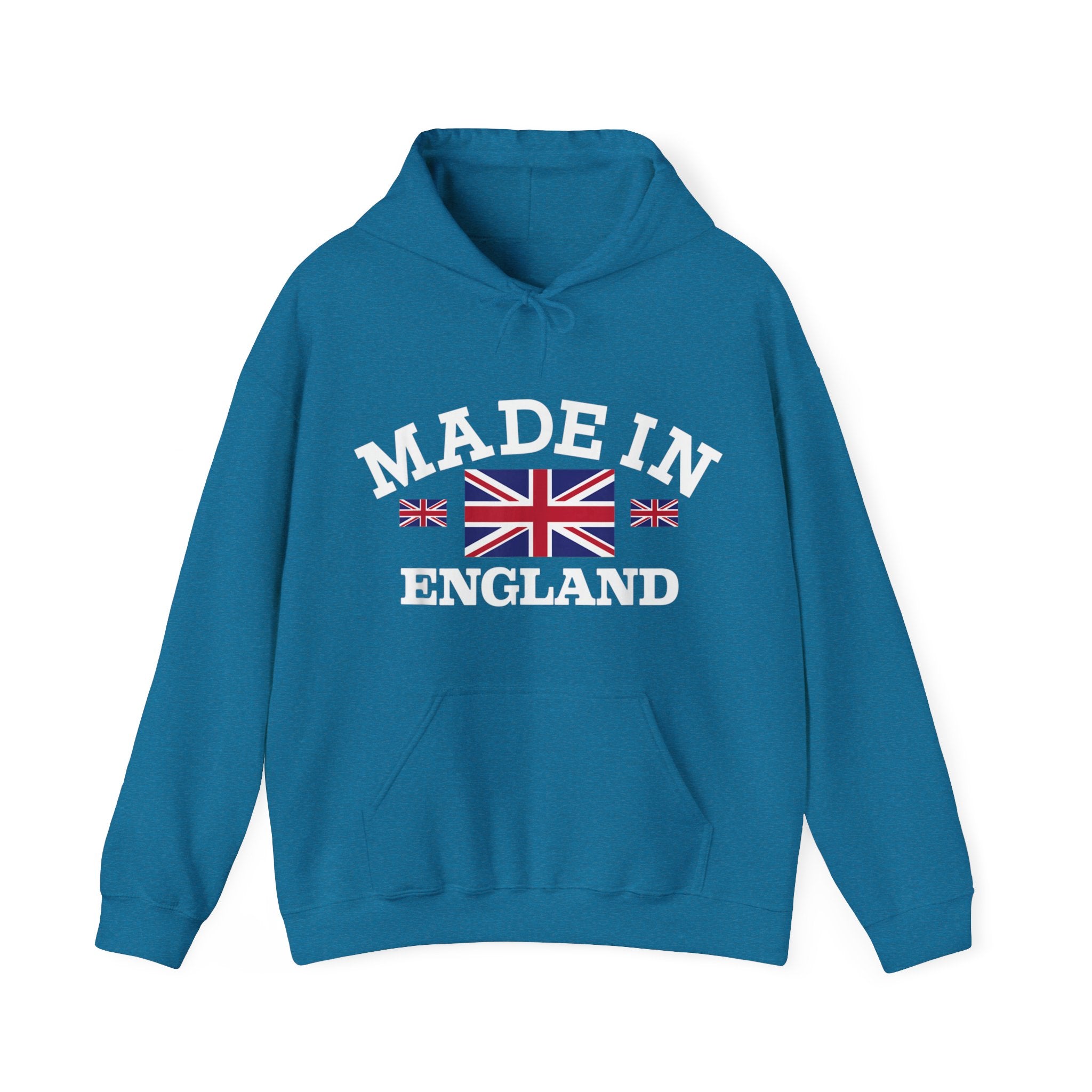 Made in England British Flag Union Jack Unisex Heavy Blend™ Hooded Sweatshirt