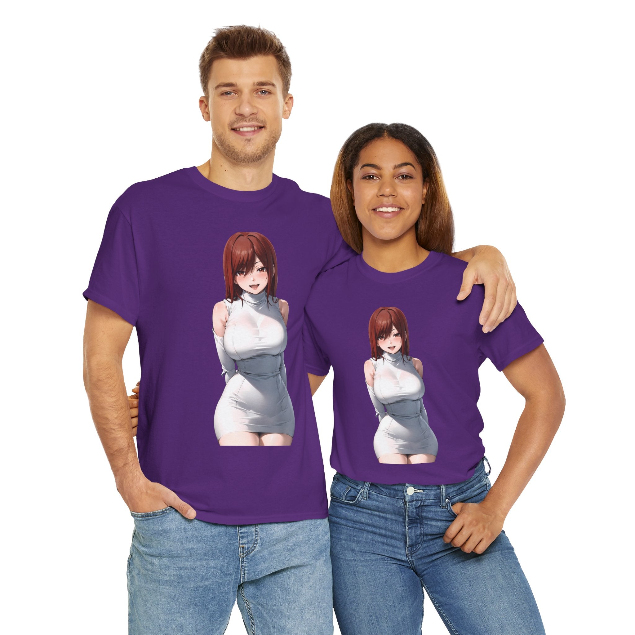 Ezra Scarlet Charming White Dress Anime Unisex Heavy Cotton Tee