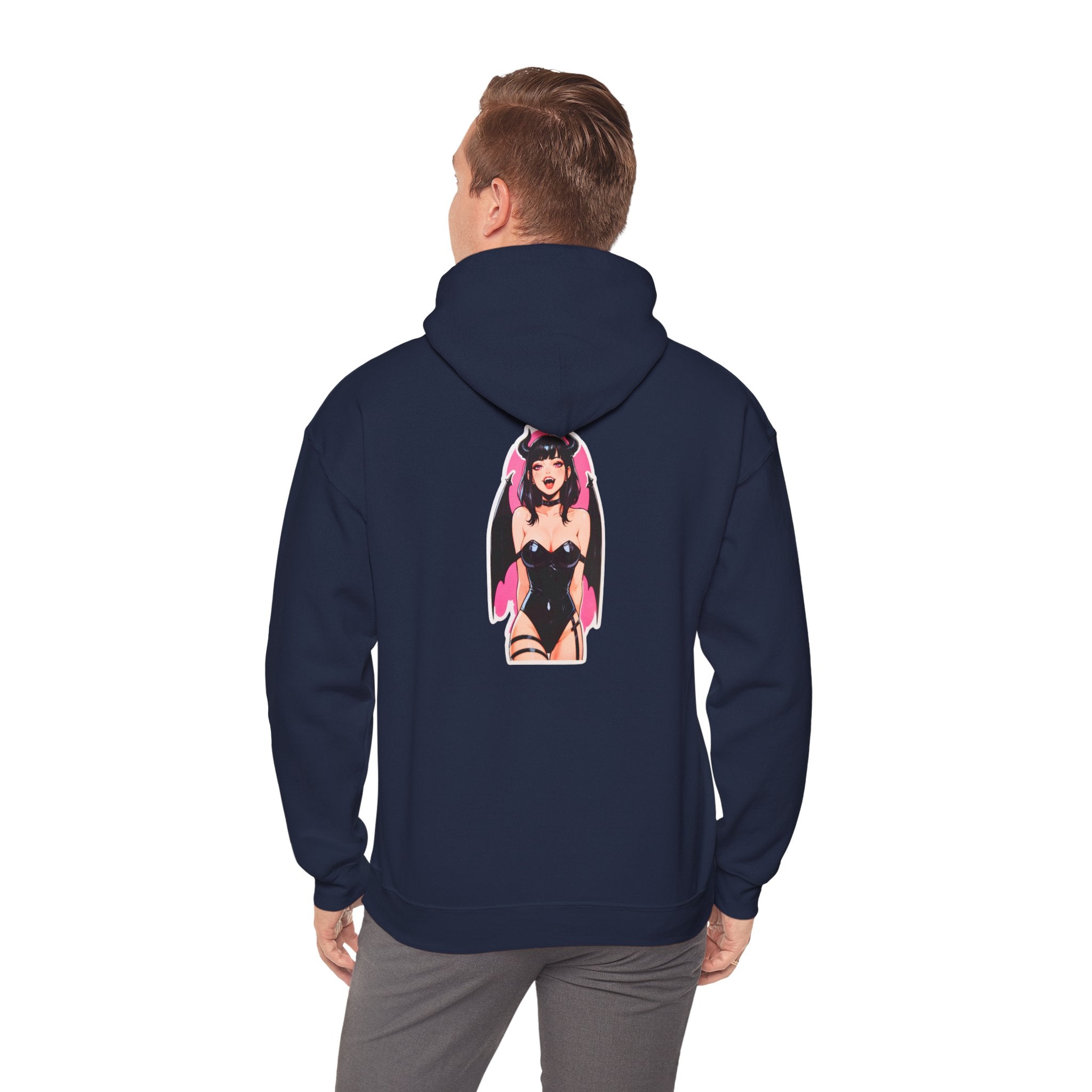 Succubus Ahegao Dark Gothic Unisex Heavy Blend™ Hooded Sweatshirt