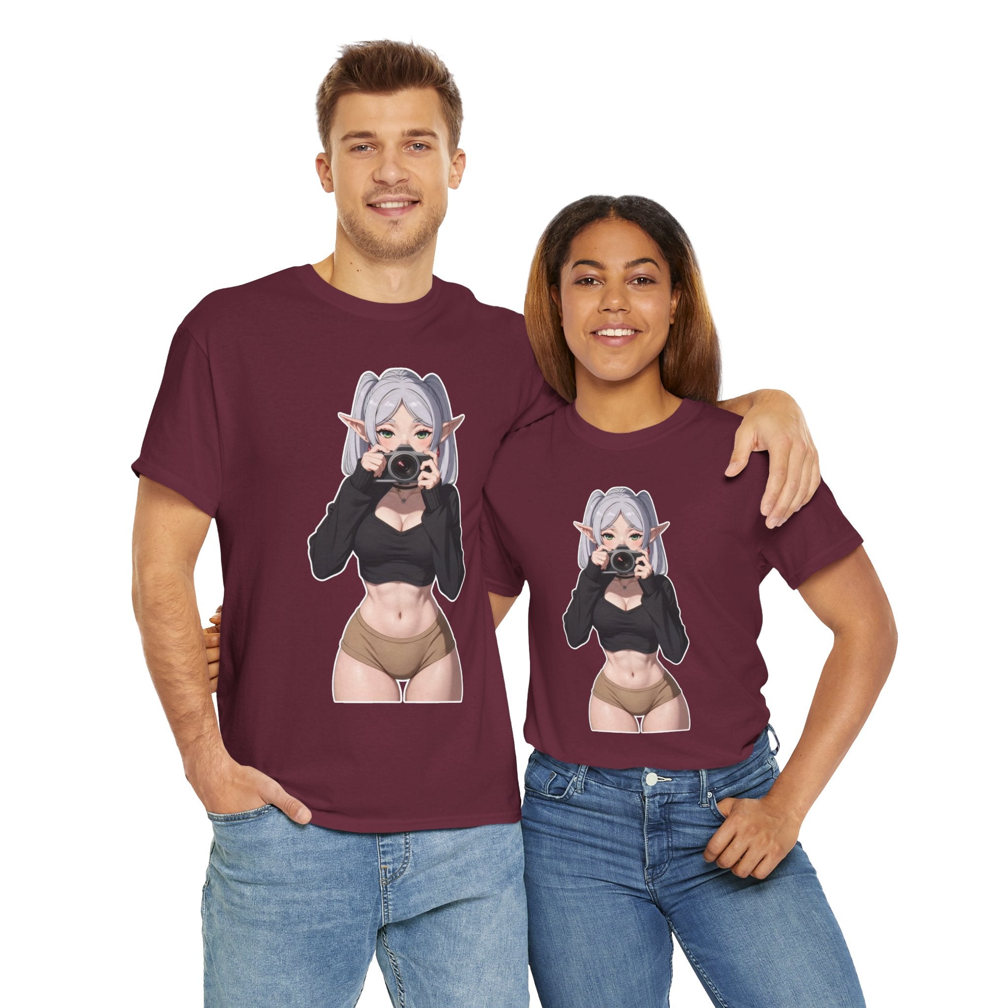 Frieren Cute Unisex Heavy Cotton Tee