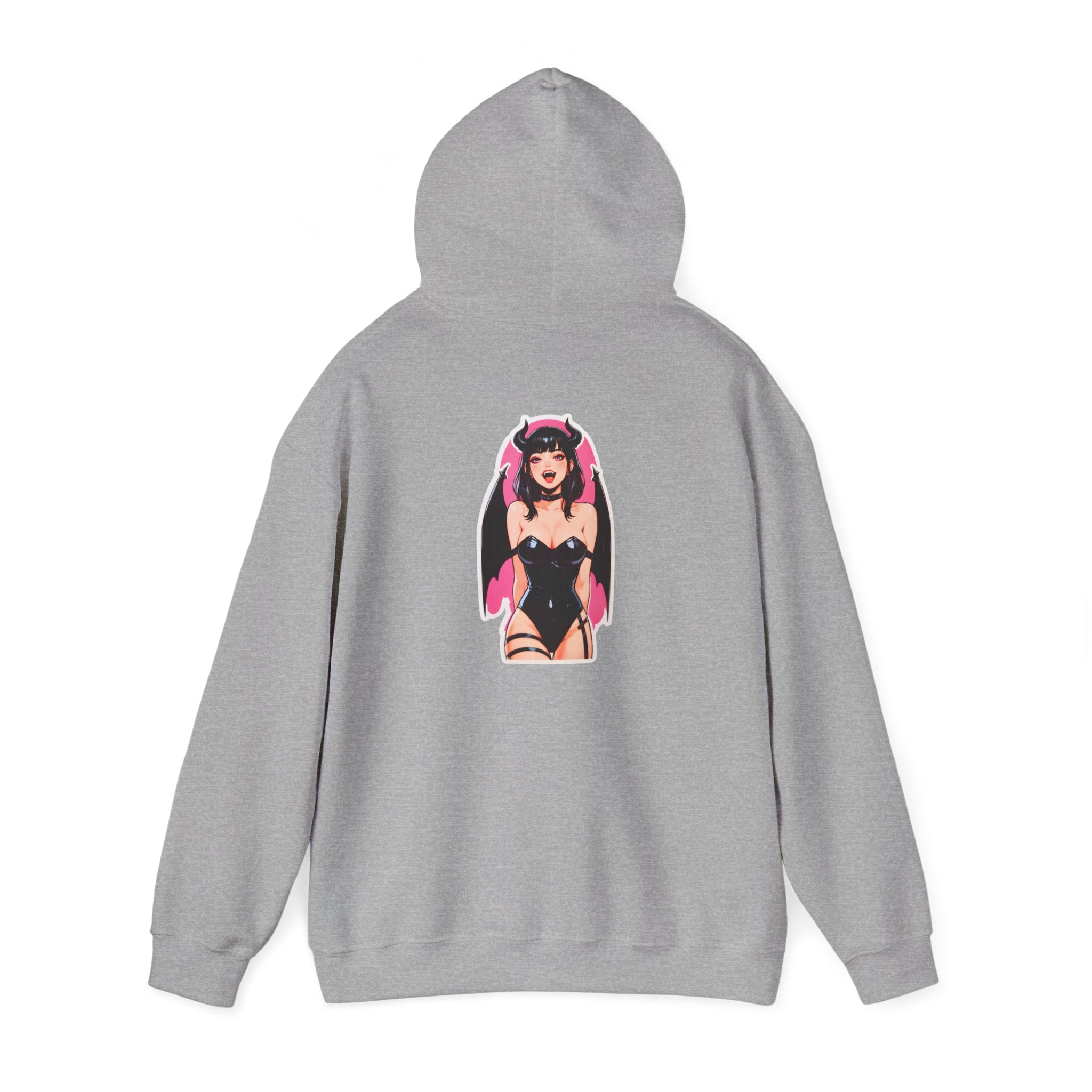 Succubus Ahegao Dark Gothic Unisex Heavy Blend™ Hooded Sweatshirt