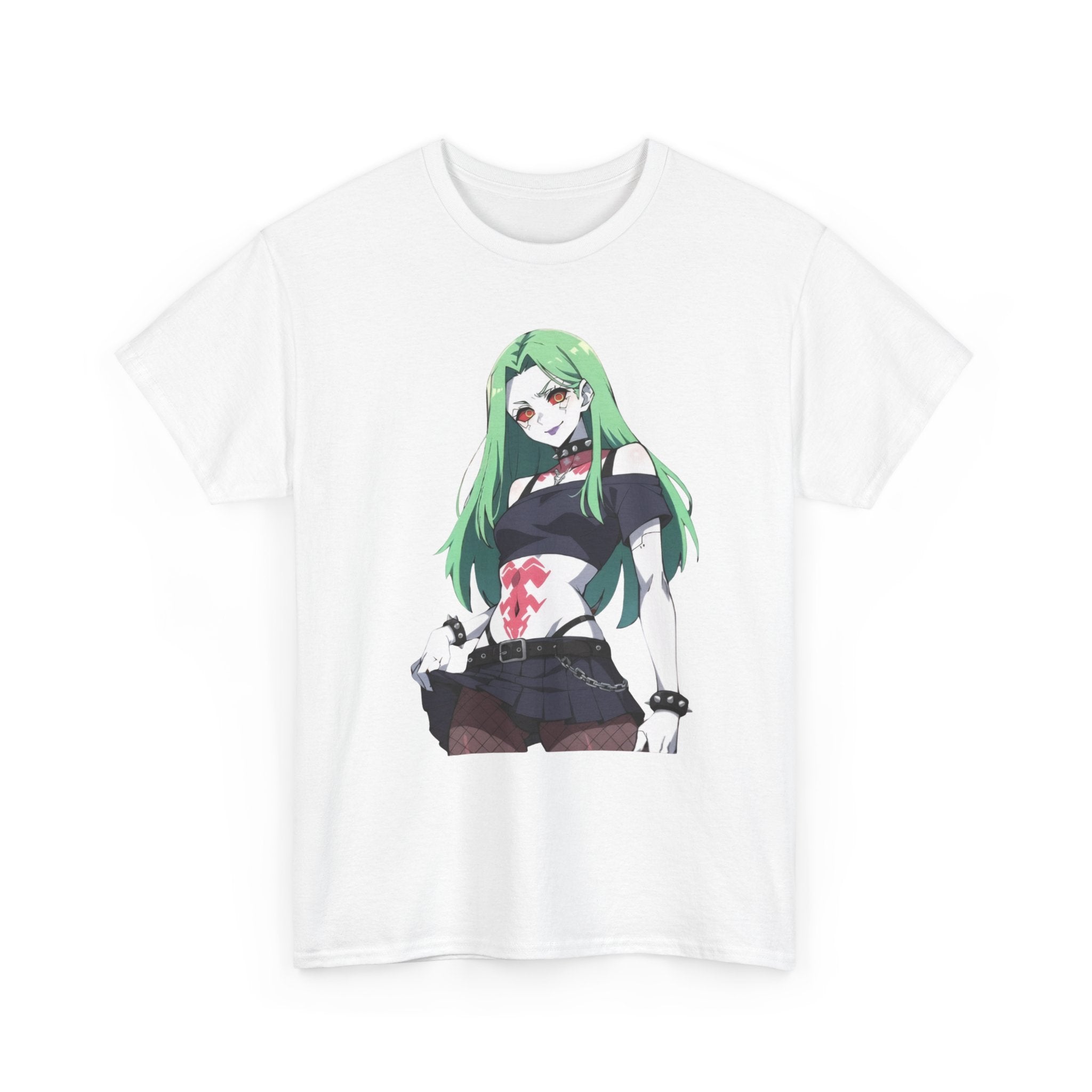 Rebecca Cyberpunk Futuristic Unisex Heavy Cotton Tee