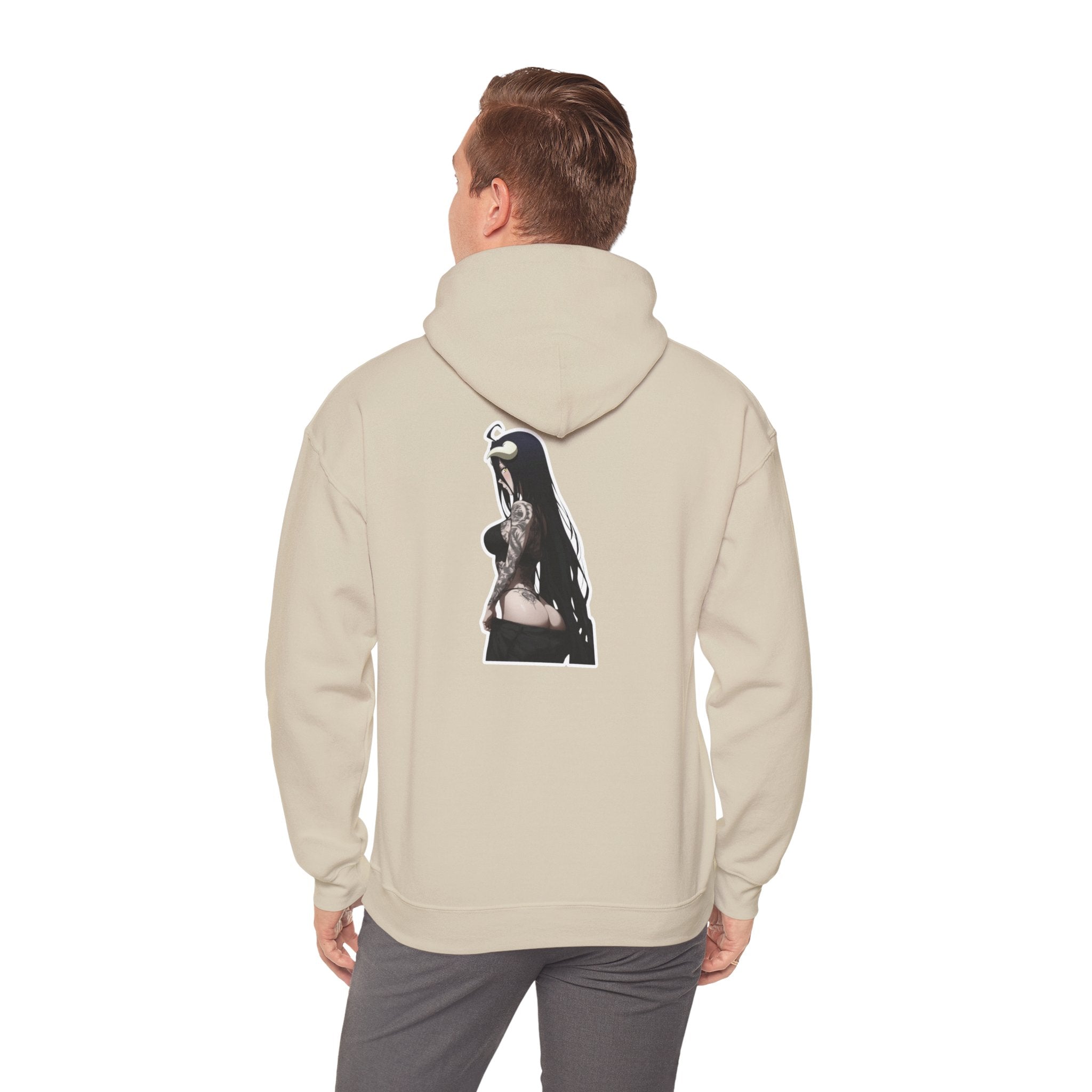 Albedo From Overlord Gothic Tattooed Unisex Heavy Blend™ Hooded Sweatshirt