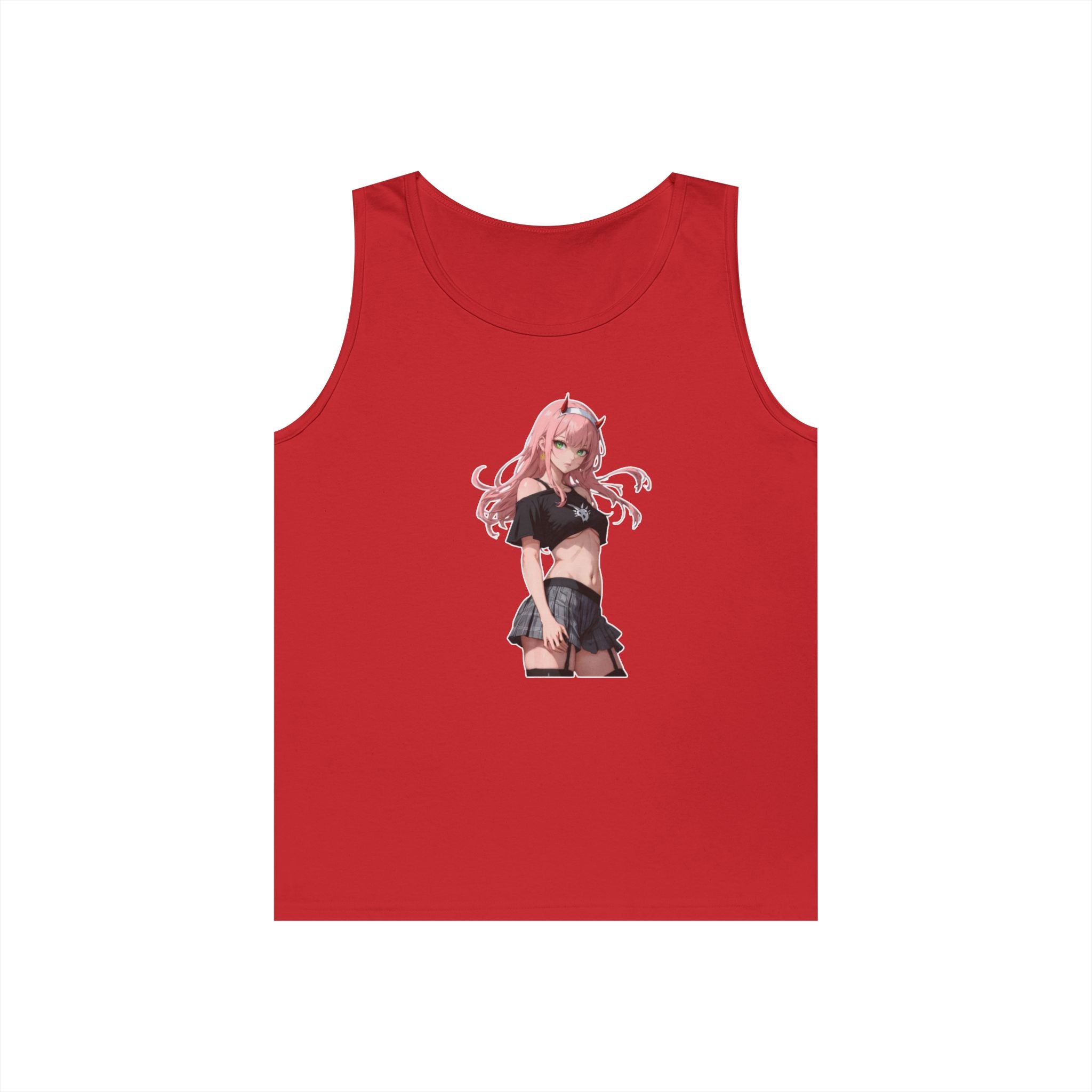 Zero Two Streetwear Style Heavy Cotton Tank Top