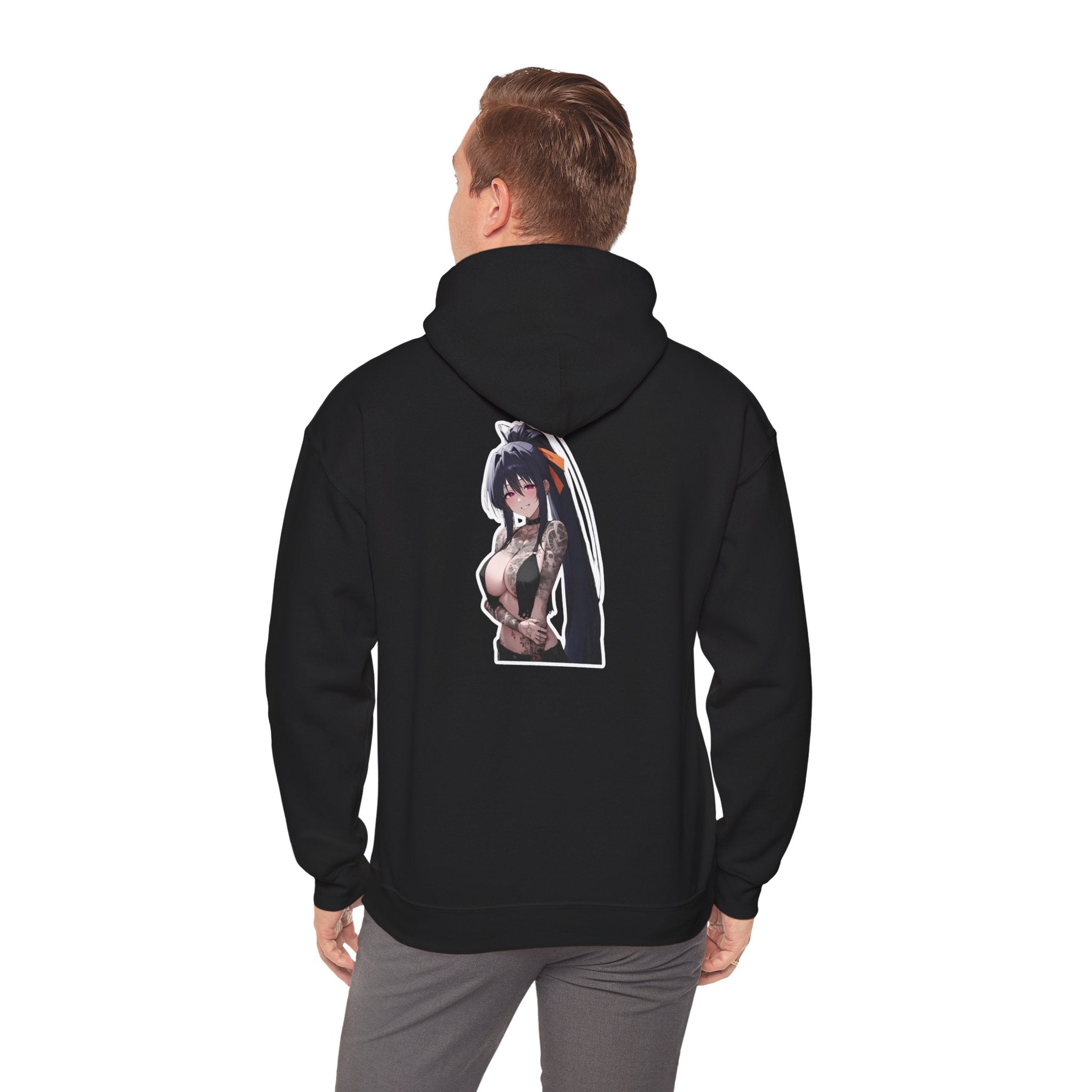 Akeno Himejima Gothic Tattooed Unisex Heavy Blend™ Hooded Sweatshirt