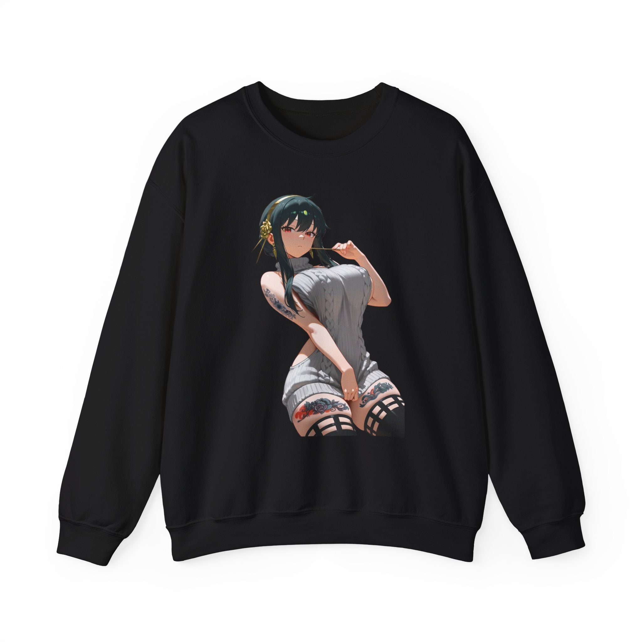 Yor Forger Sexy Tattooed Unisex Heavy Blend™ Crewneck Sweatshirt