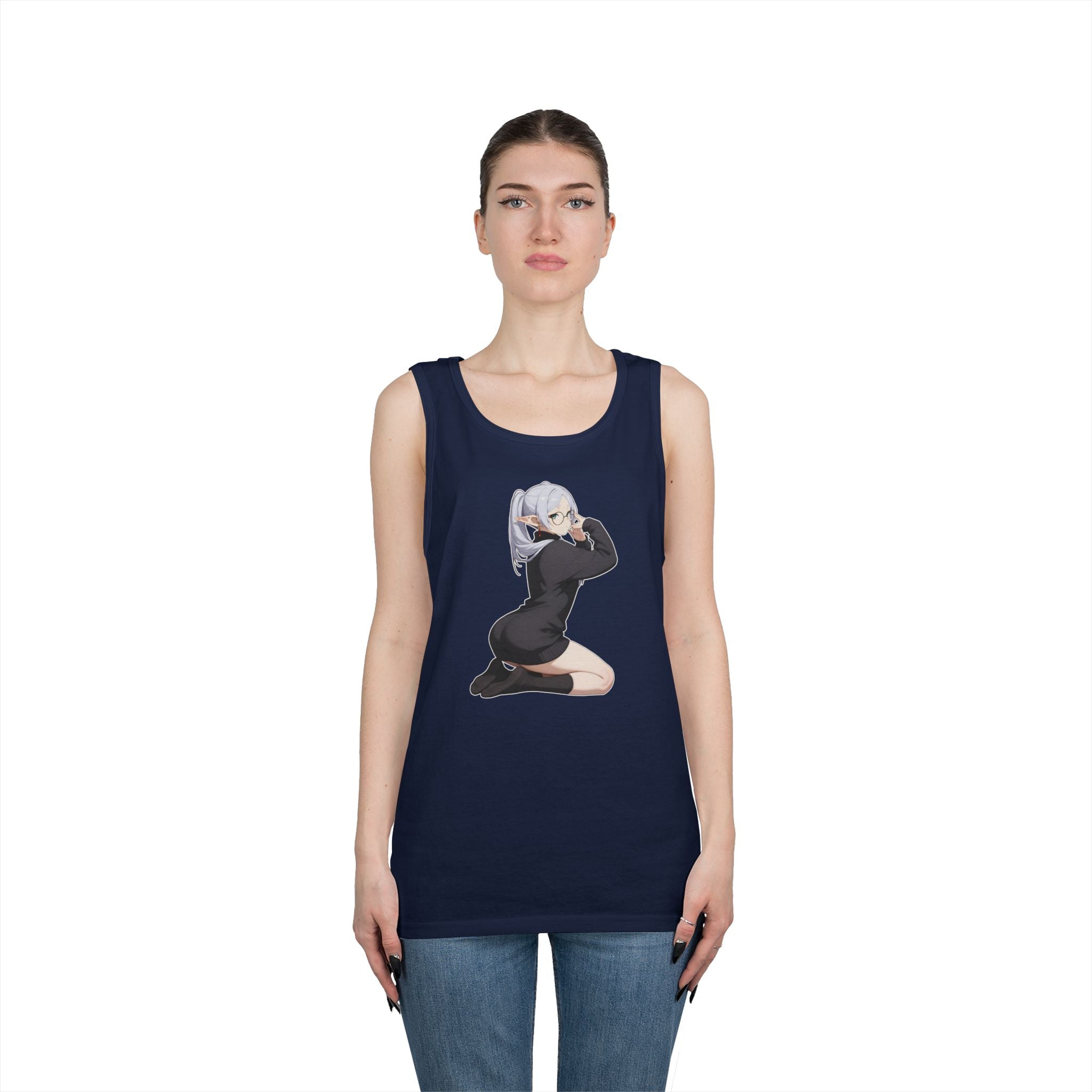 Cute Frieren Heavy Cotton Tank Top