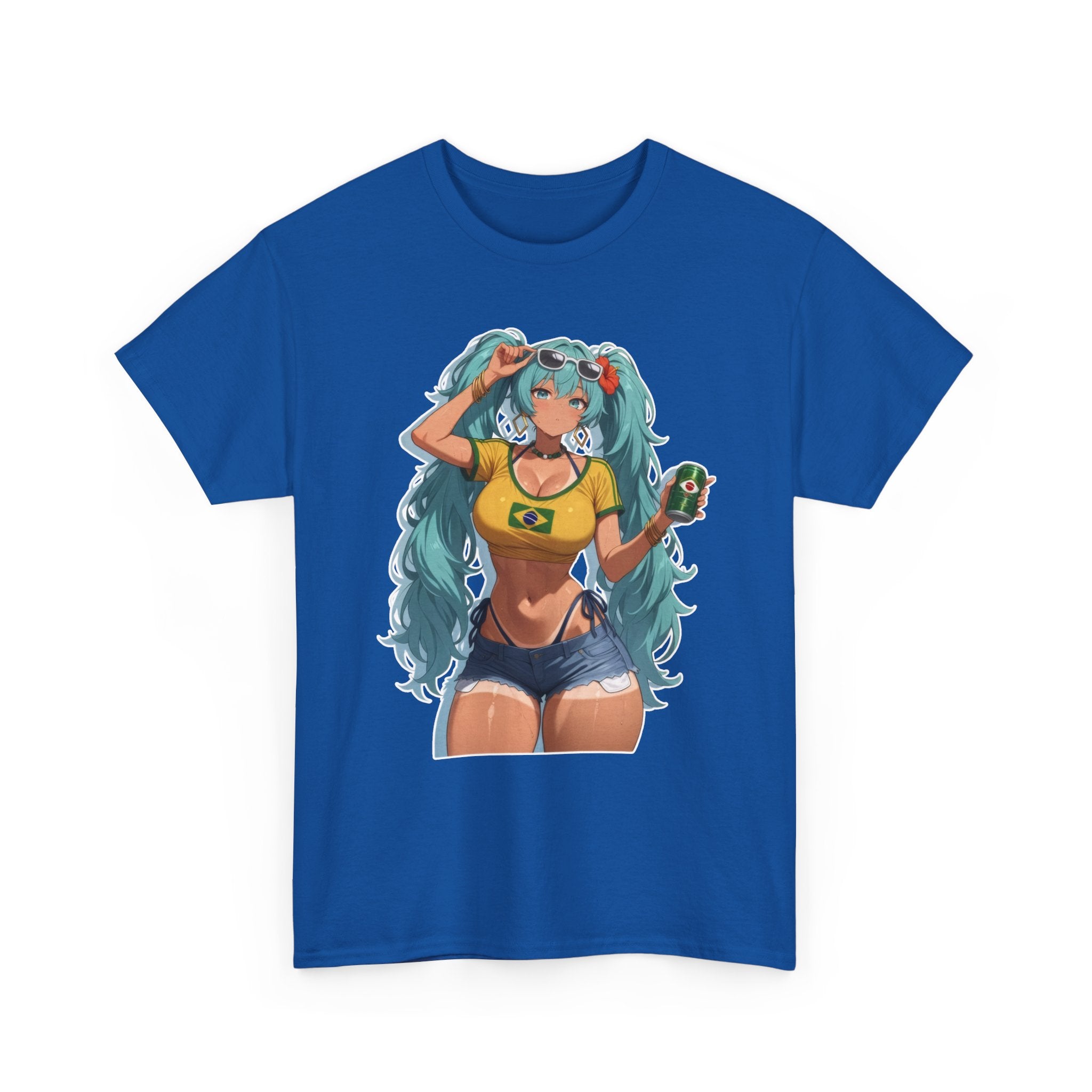 Hatsune Miku Brazil Girl Unisex Heavy Cotton Tee