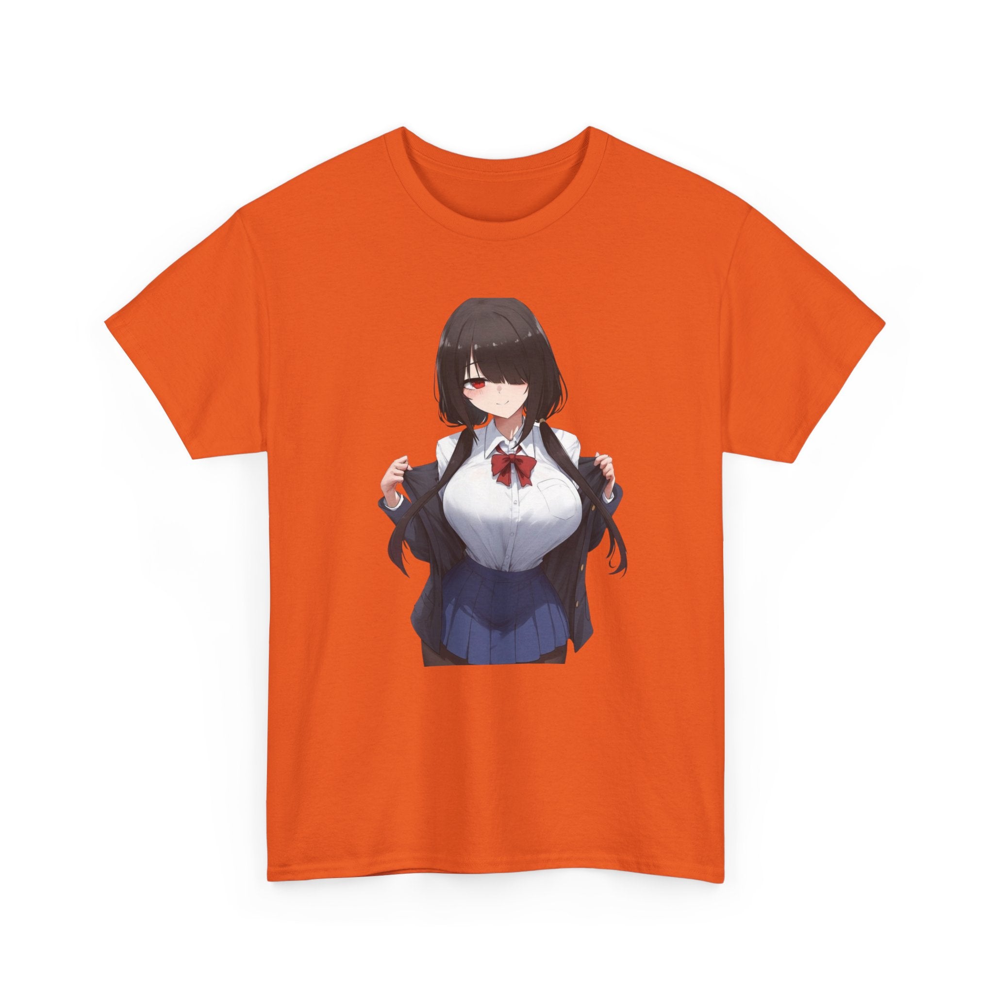 Tokisaki Kurum Schoolgirl Gothic Seductive Unisex Heavy Cotton Tee