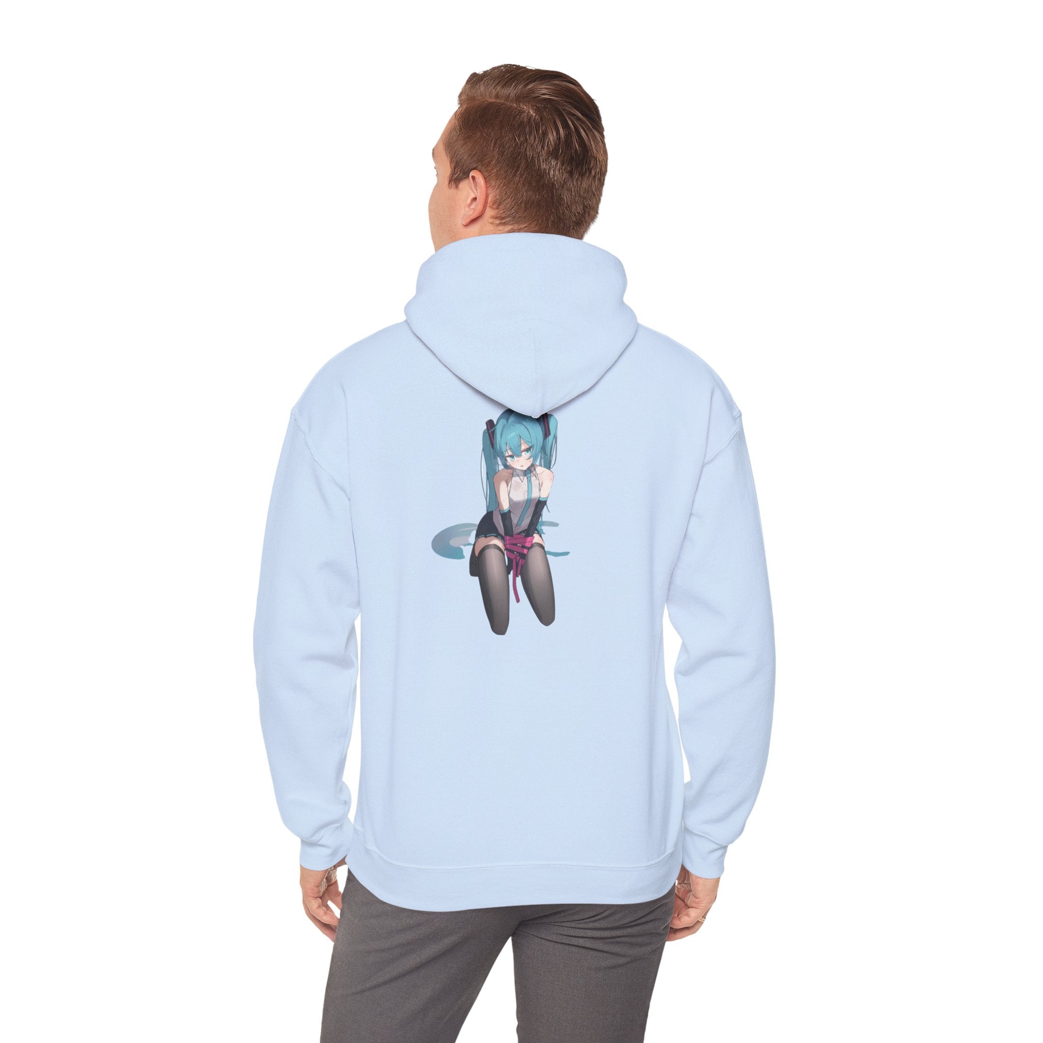 Hatsune Miku Bound Cute Anime Unisex Heavy Blend™ Hooded Sweatshirt