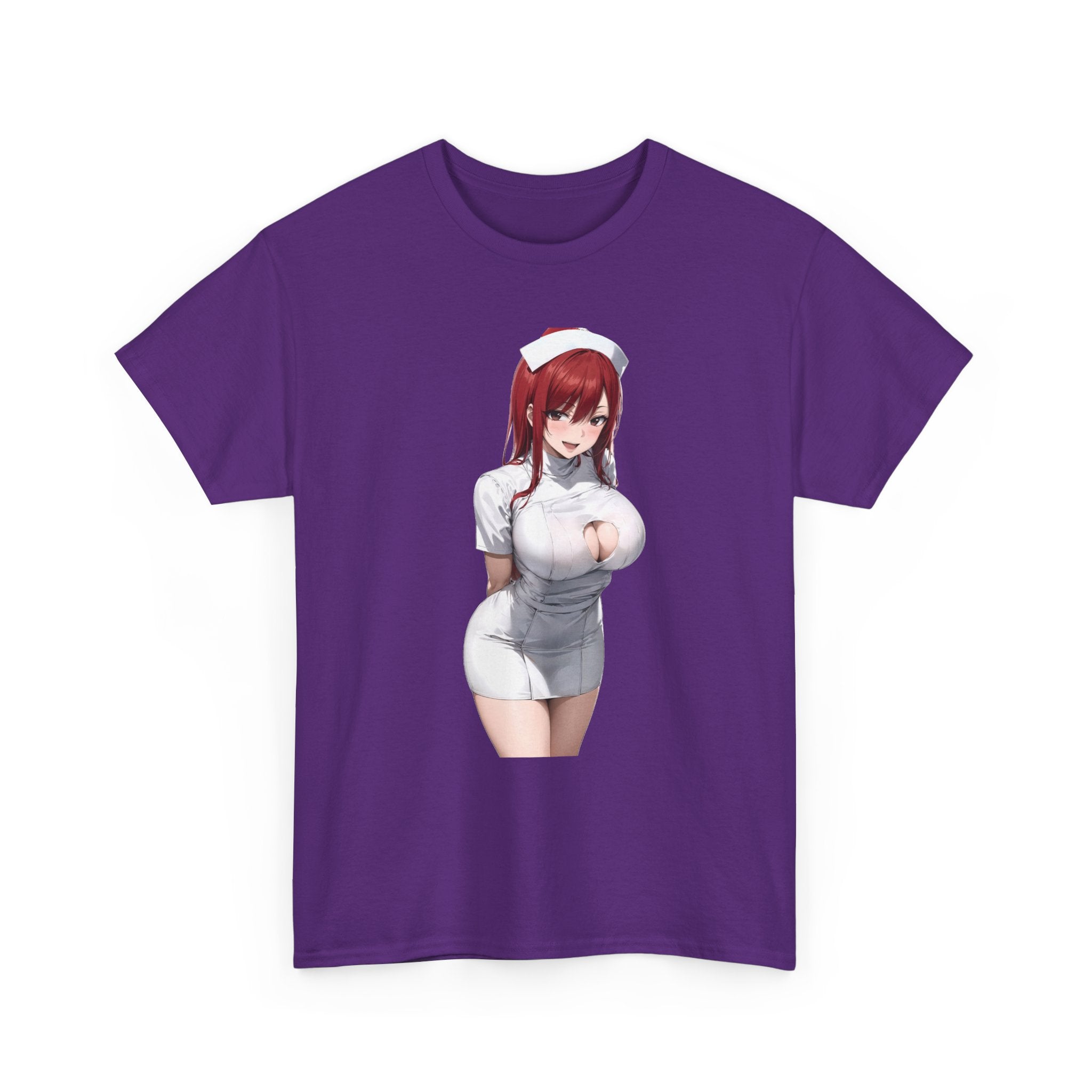 Ezra Scarlet Nurse Uniform Anime Heavy Cotton Tee