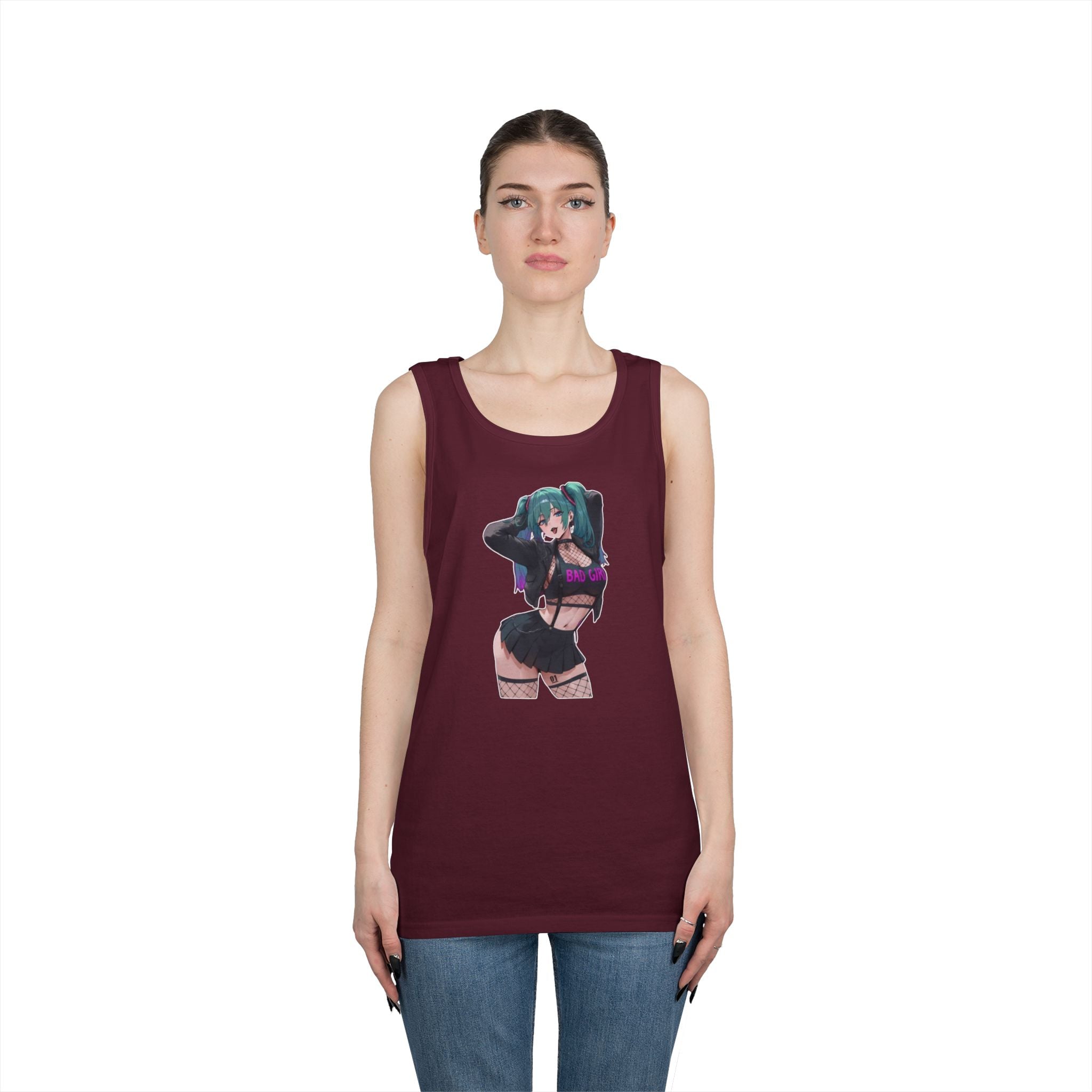 Hatsune Miku Baddie Heavy Cotton Tank Top