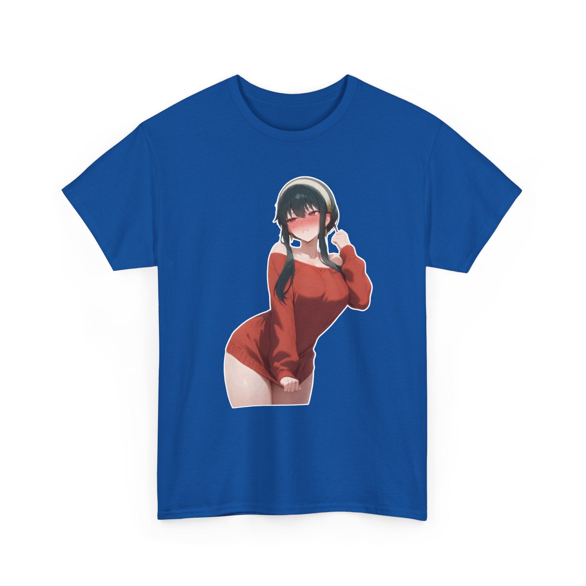 Yor Forger Blushing Waifu Unisex Heavy Cotton Tee