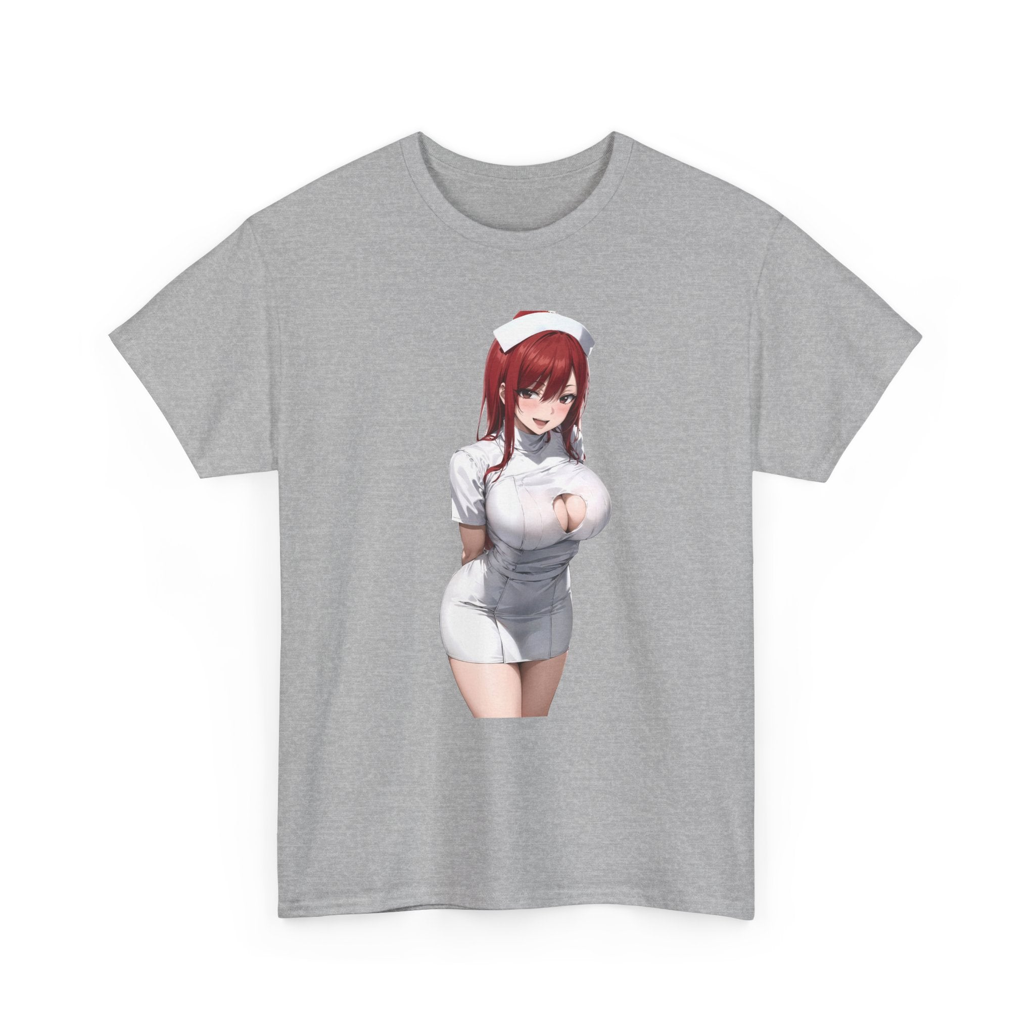 Ezra Scarlet Nurse Uniform Anime Heavy Cotton Tee