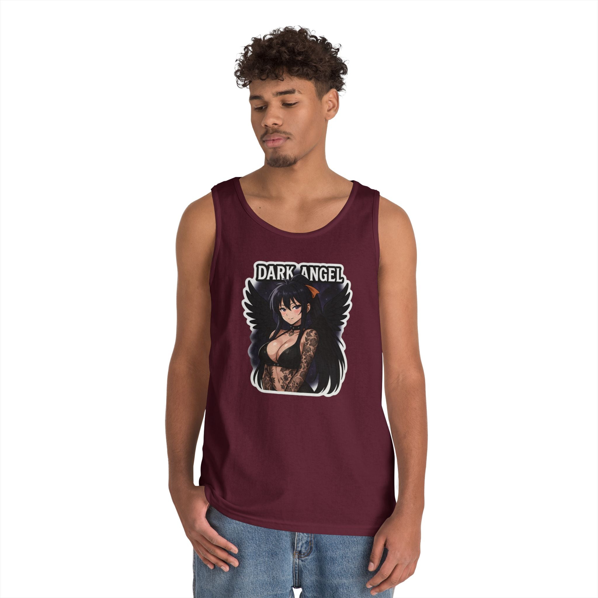 Akeno Himejima Dark Angel Heavy Cotton Tank Top