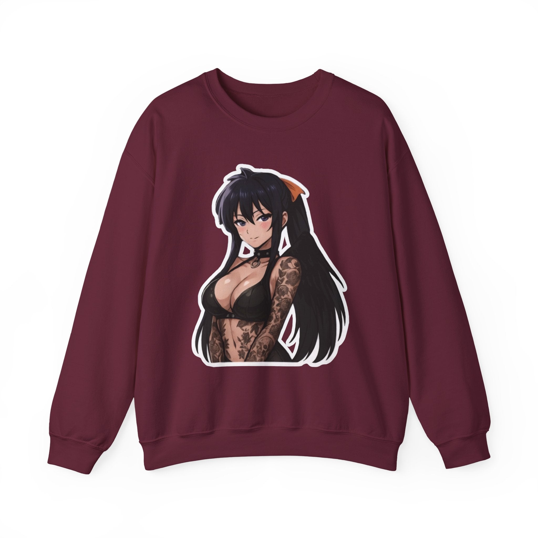 Akeno Himejima Unisex Heavy Blend™ Crewneck Sweatshirt