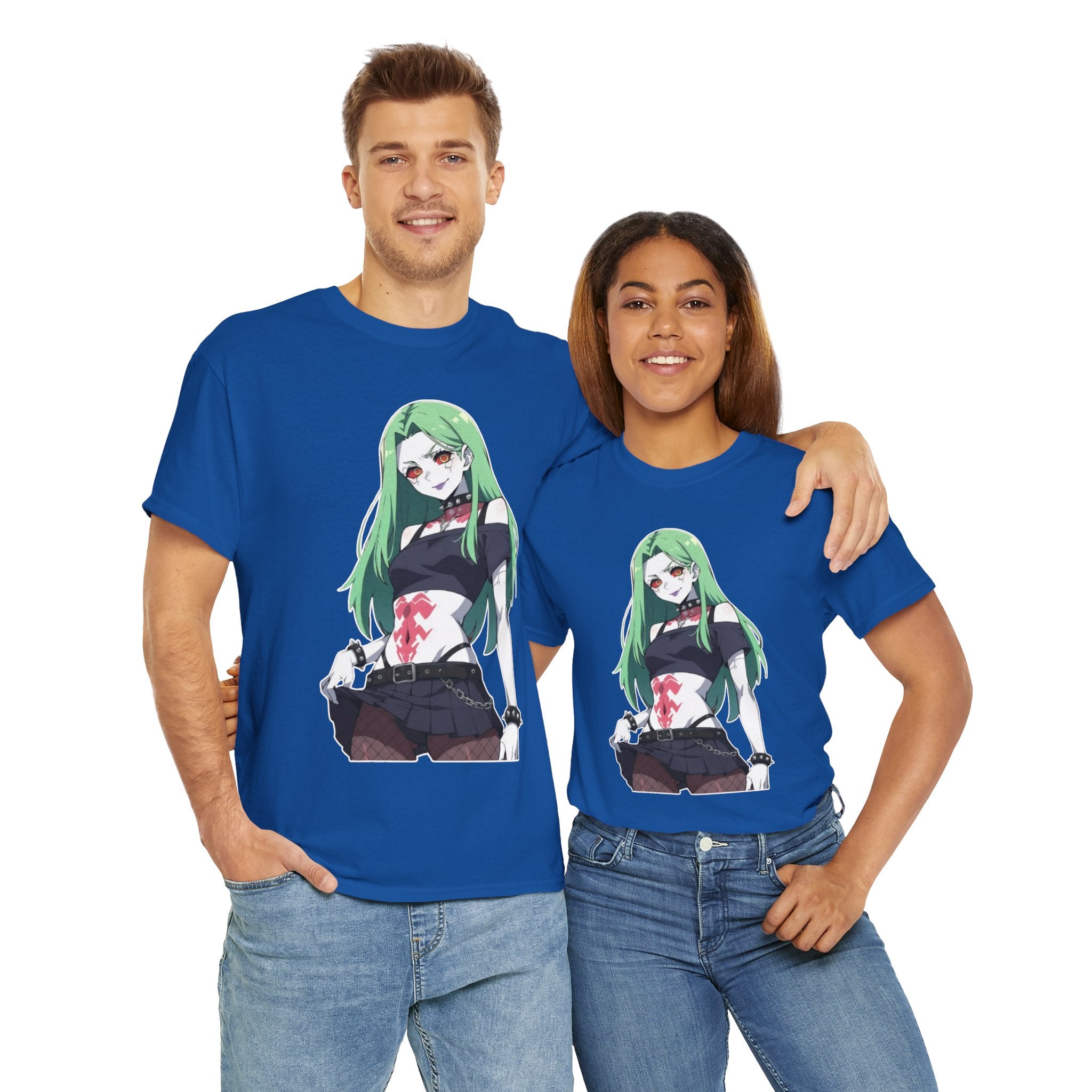 Rebecca Cyberpunk Futuristic Unisex Heavy Cotton Tee