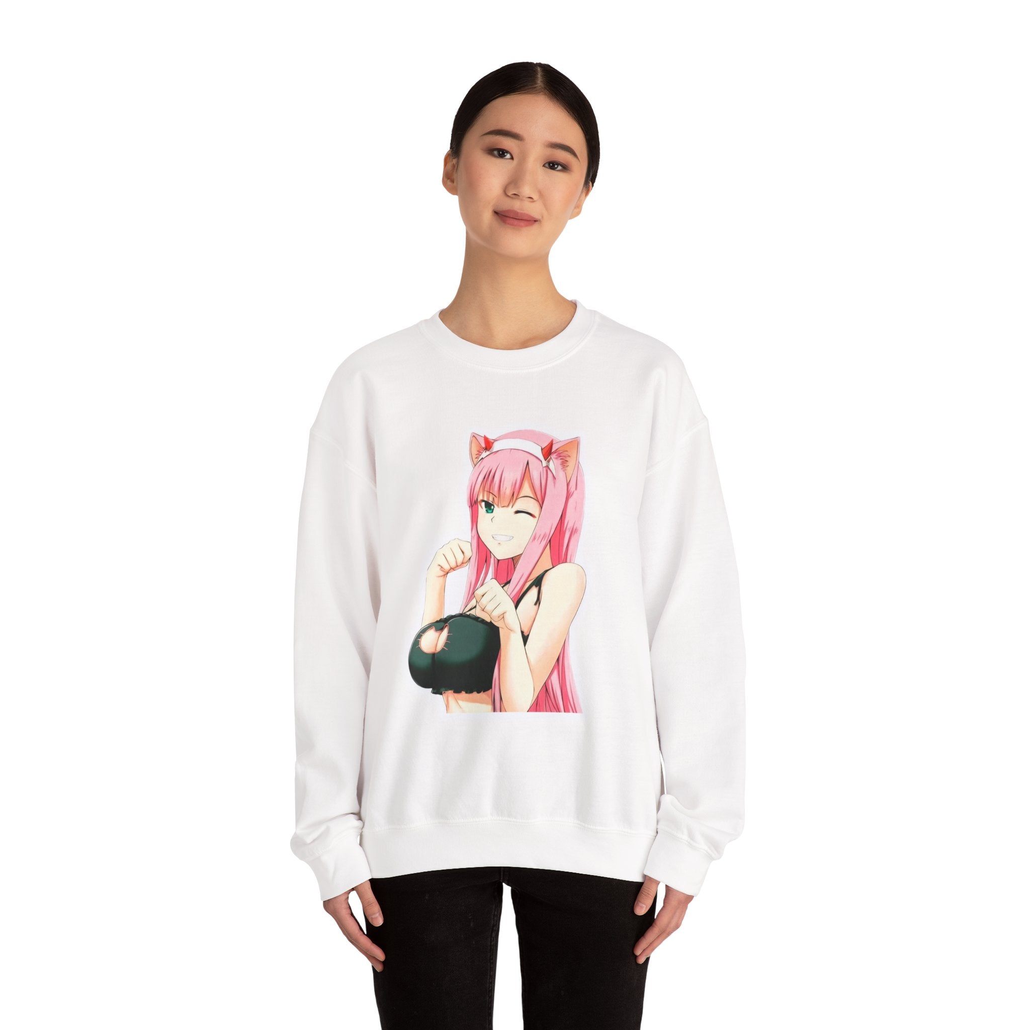 Zero Two Sexy Style Unisex Heavy Blend™ Crewneck Sweatshirt