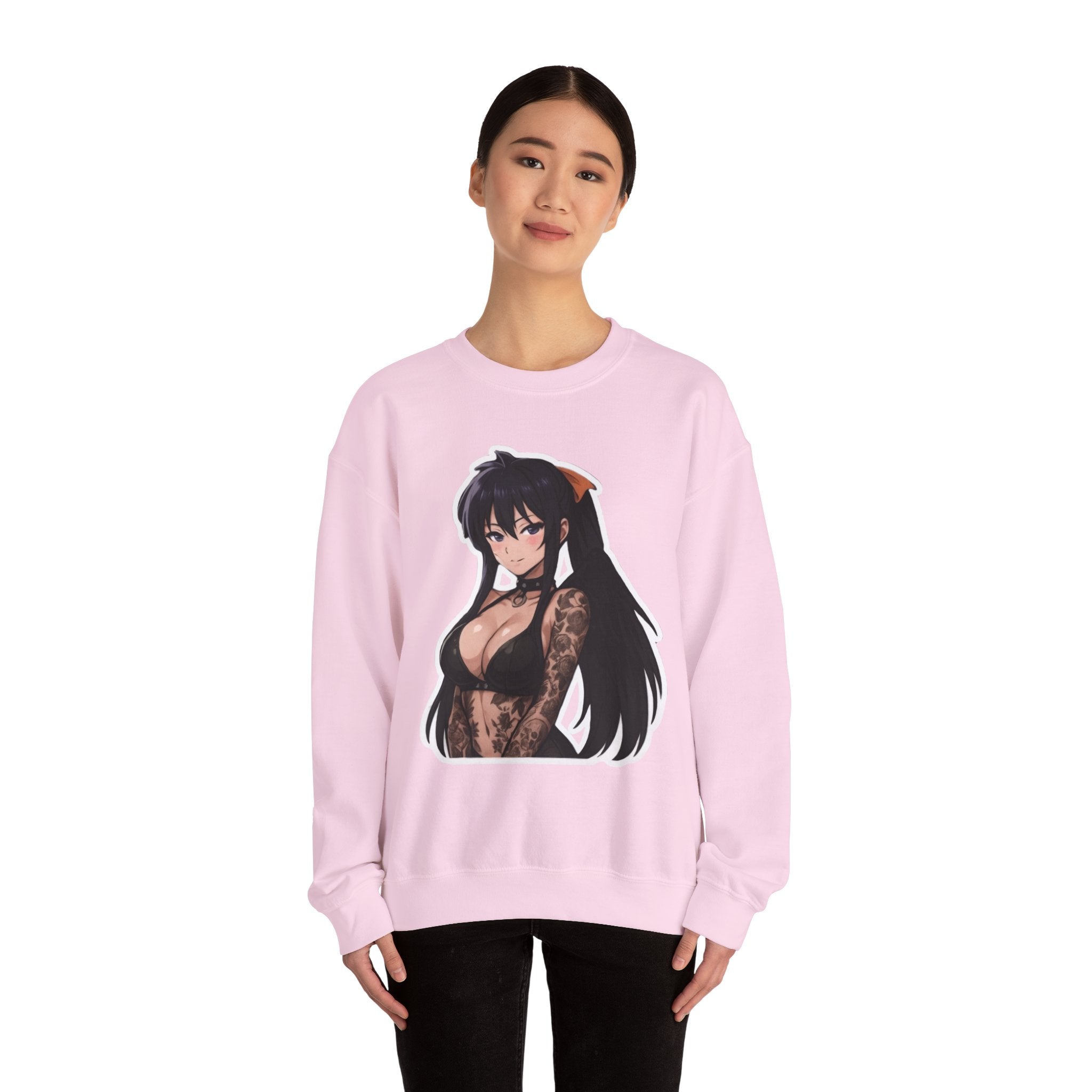 Akeno Himejima Unisex Heavy Blend™ Crewneck Sweatshirt