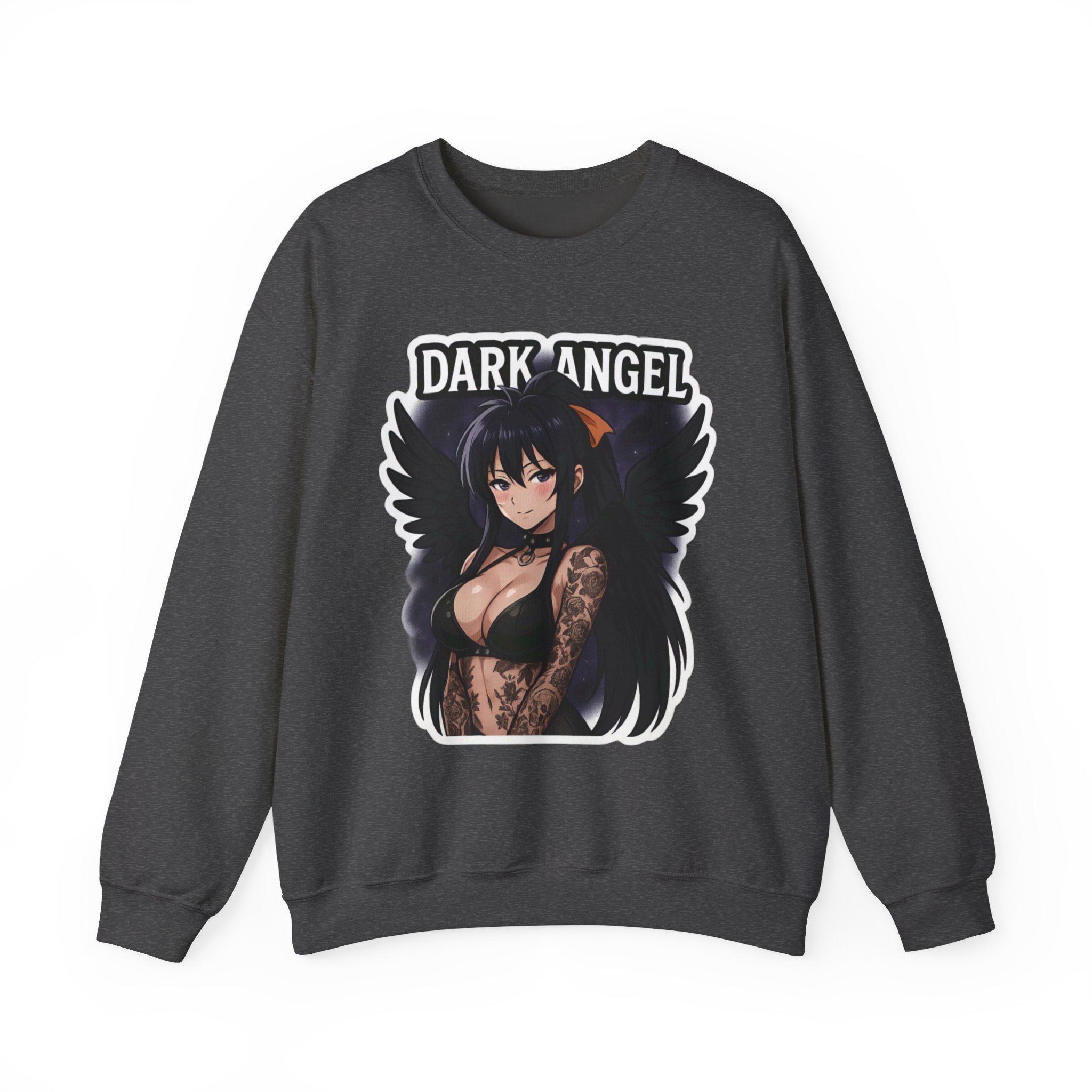 Akeno Himejima Dark Angel Unisex Heavy Blend™ Crewneck Sweatshirt