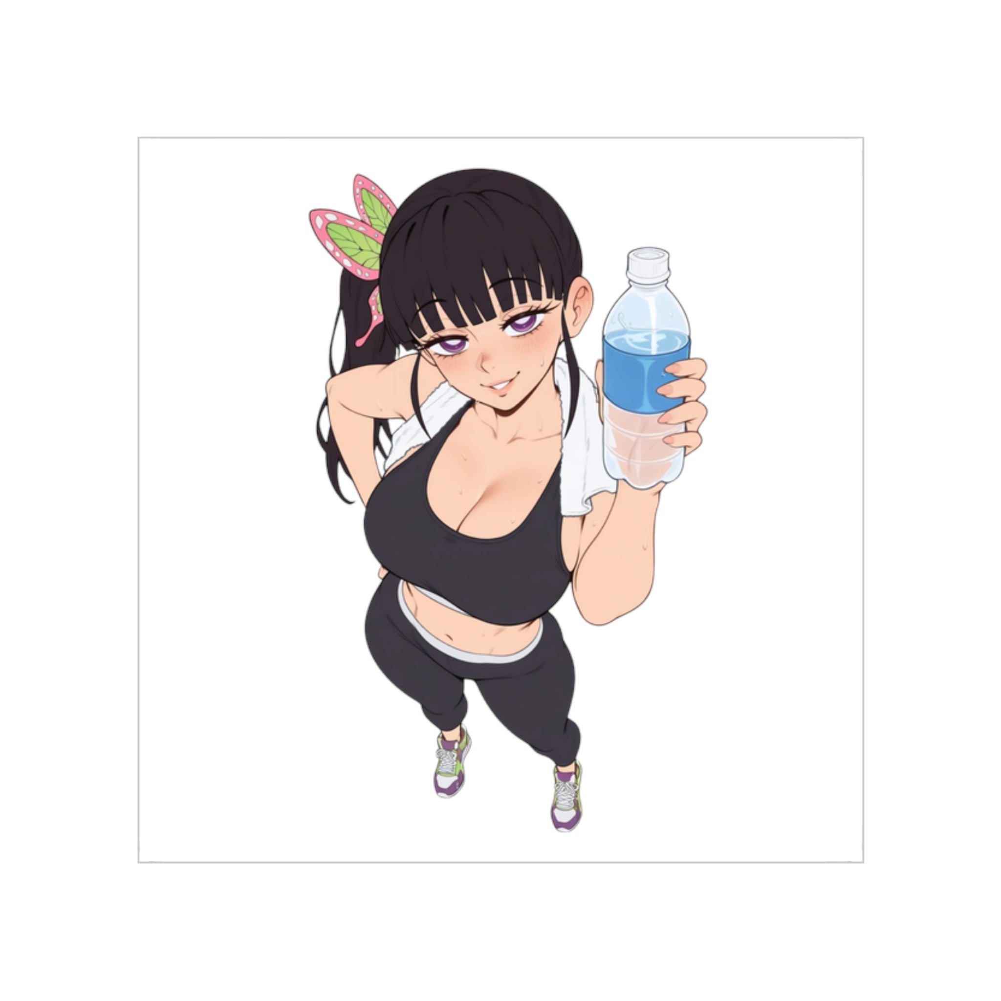 Kanao Tsuyuri Gym Clothes Sexy Waifu Sticker
