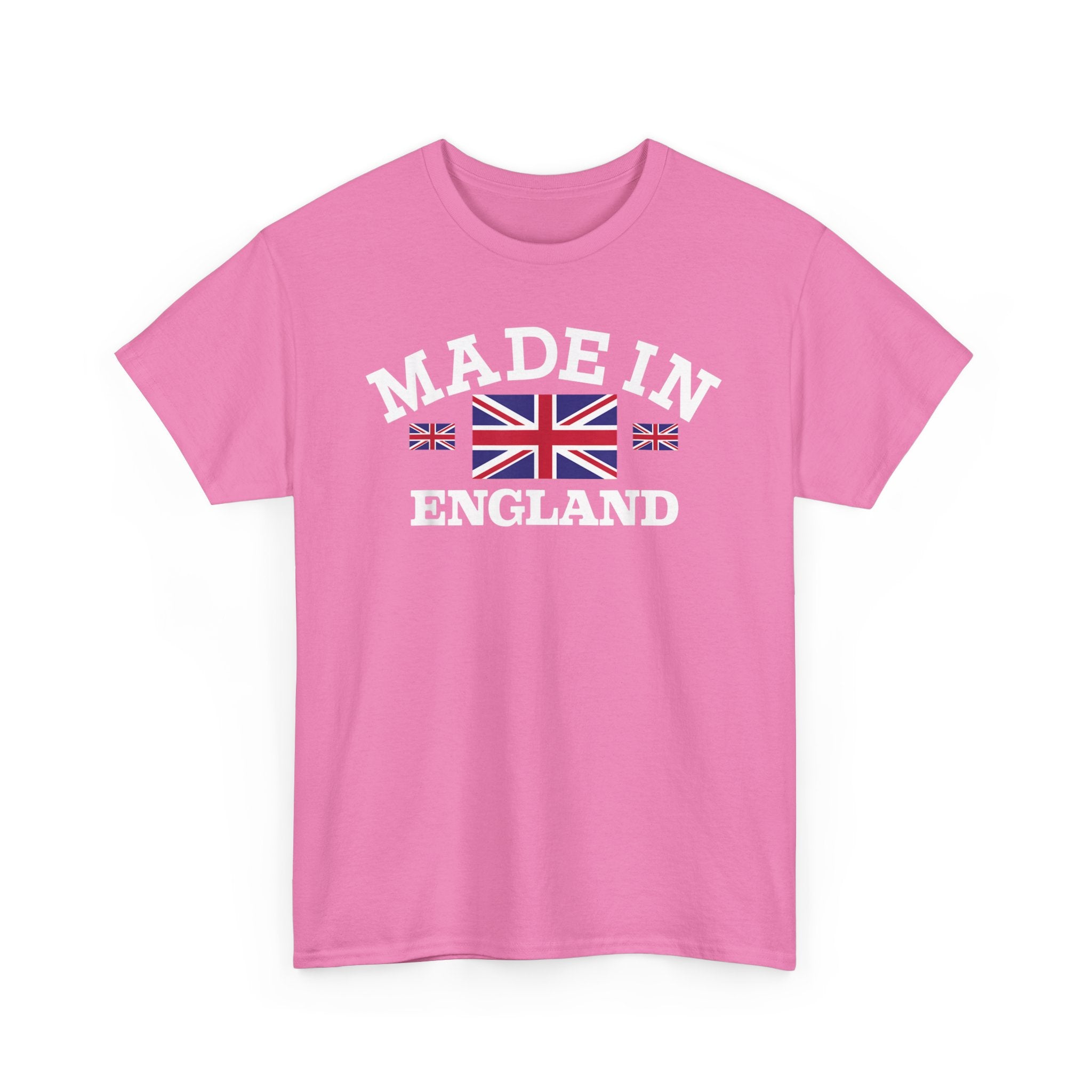 Made in England British Flag Union Jack Unisex Heavy Cotton Tee