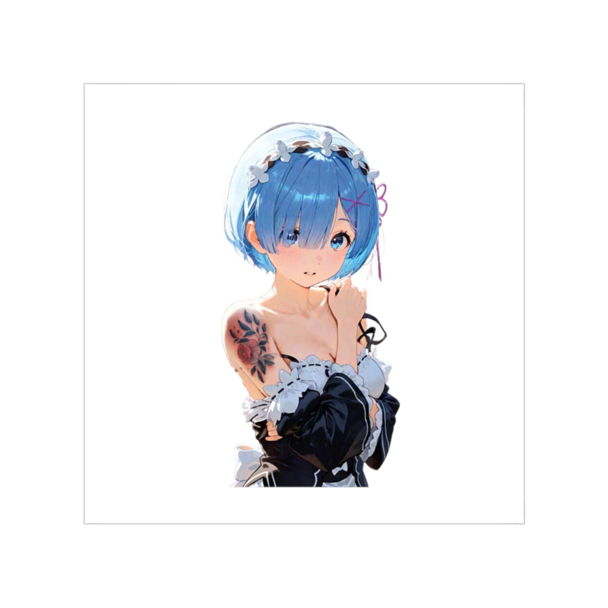 Rem Street Style Waifu Sticker