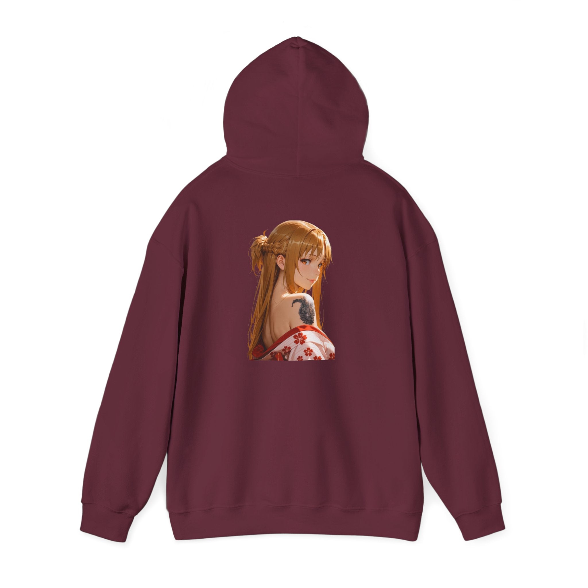 Asuna Kimono Tattoo Unisex Heavy Blend™ Hooded Sweatshirt